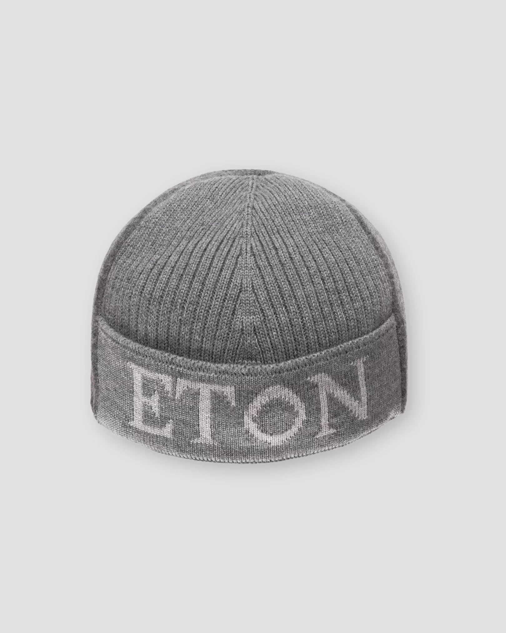 Eton - grey flannel logo baseball cap