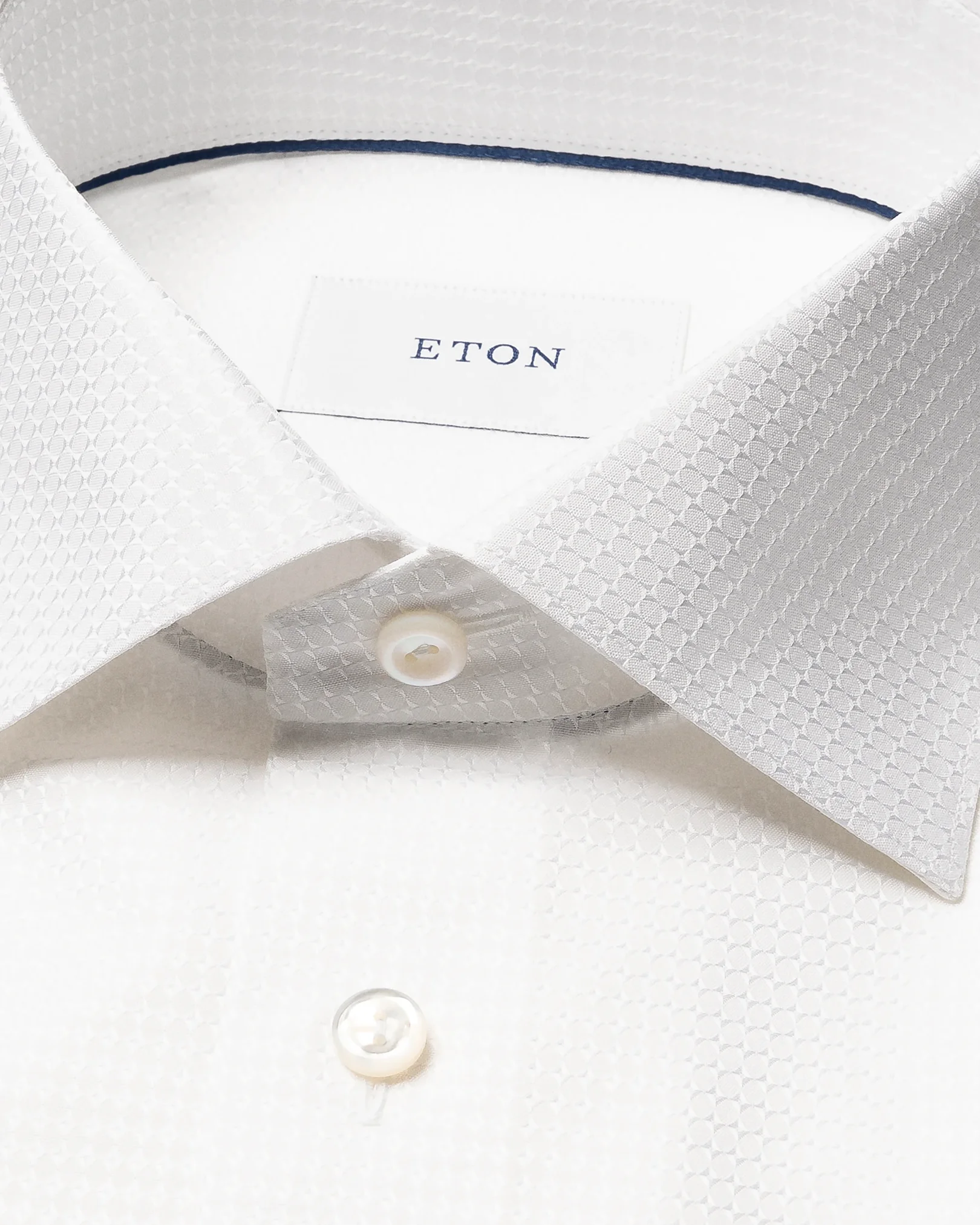 Eton - semi solid dobby shirt 256