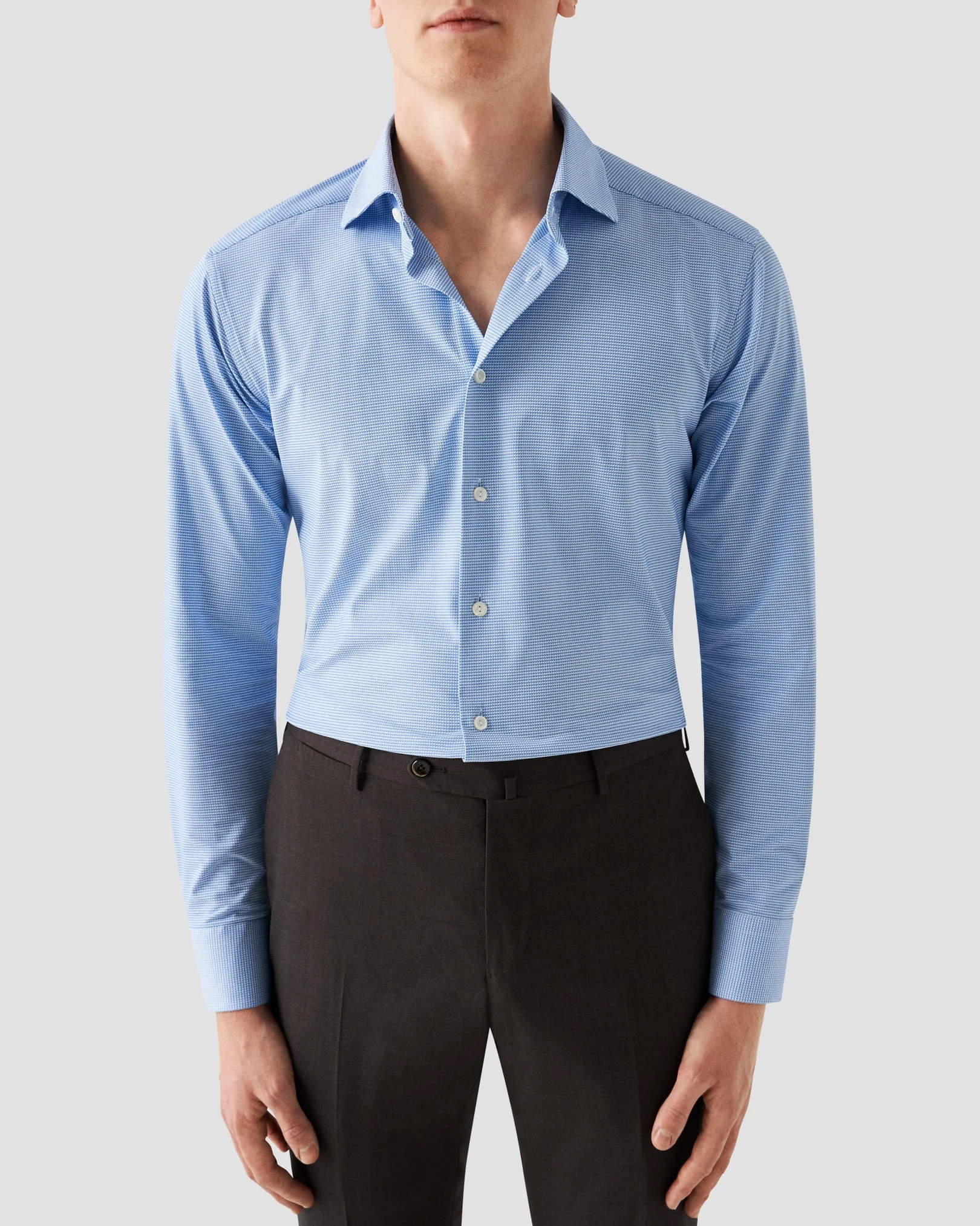 Light blue Dundalk Shirt - Eton