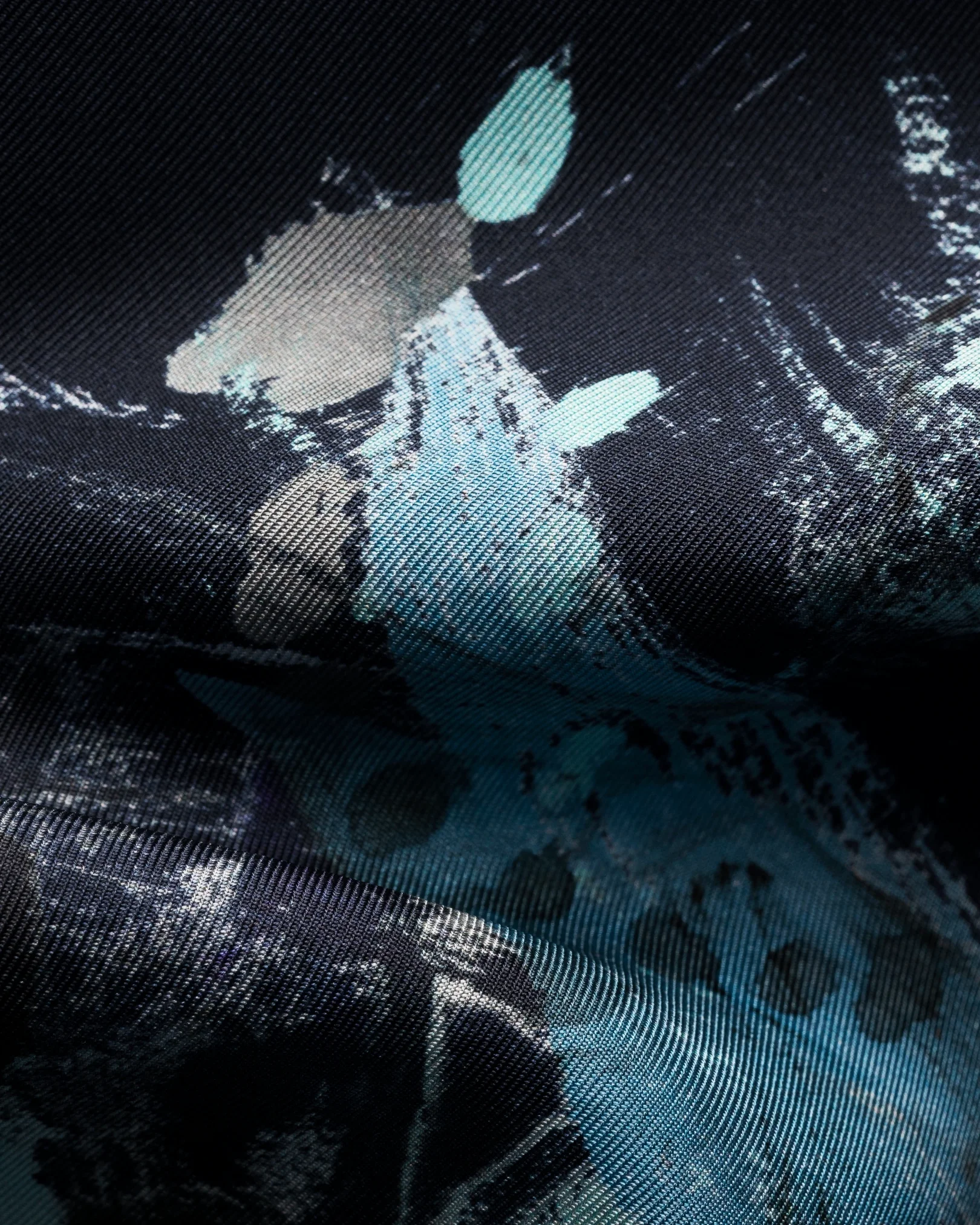 Eton - motif print silk shirt