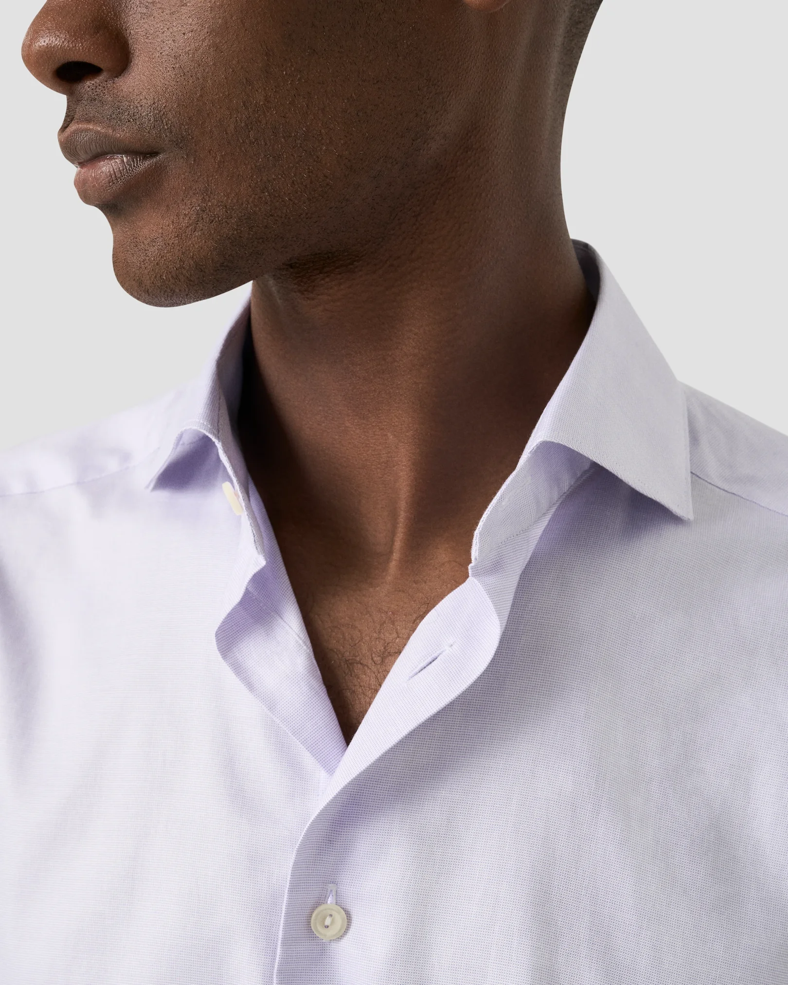 Eton - light purple solid signature oxford shirt 261