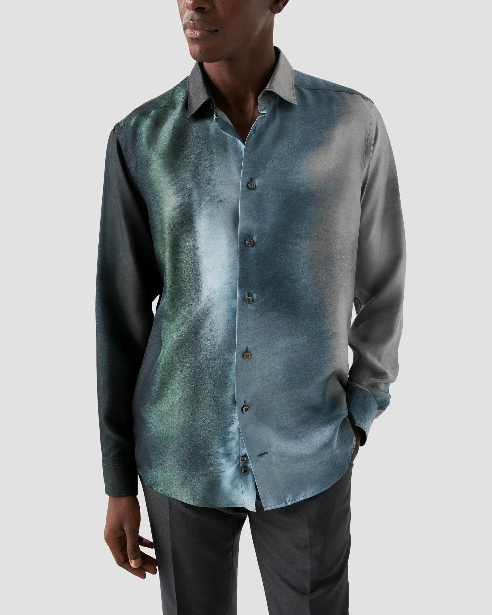 Eton - fade silk shirt