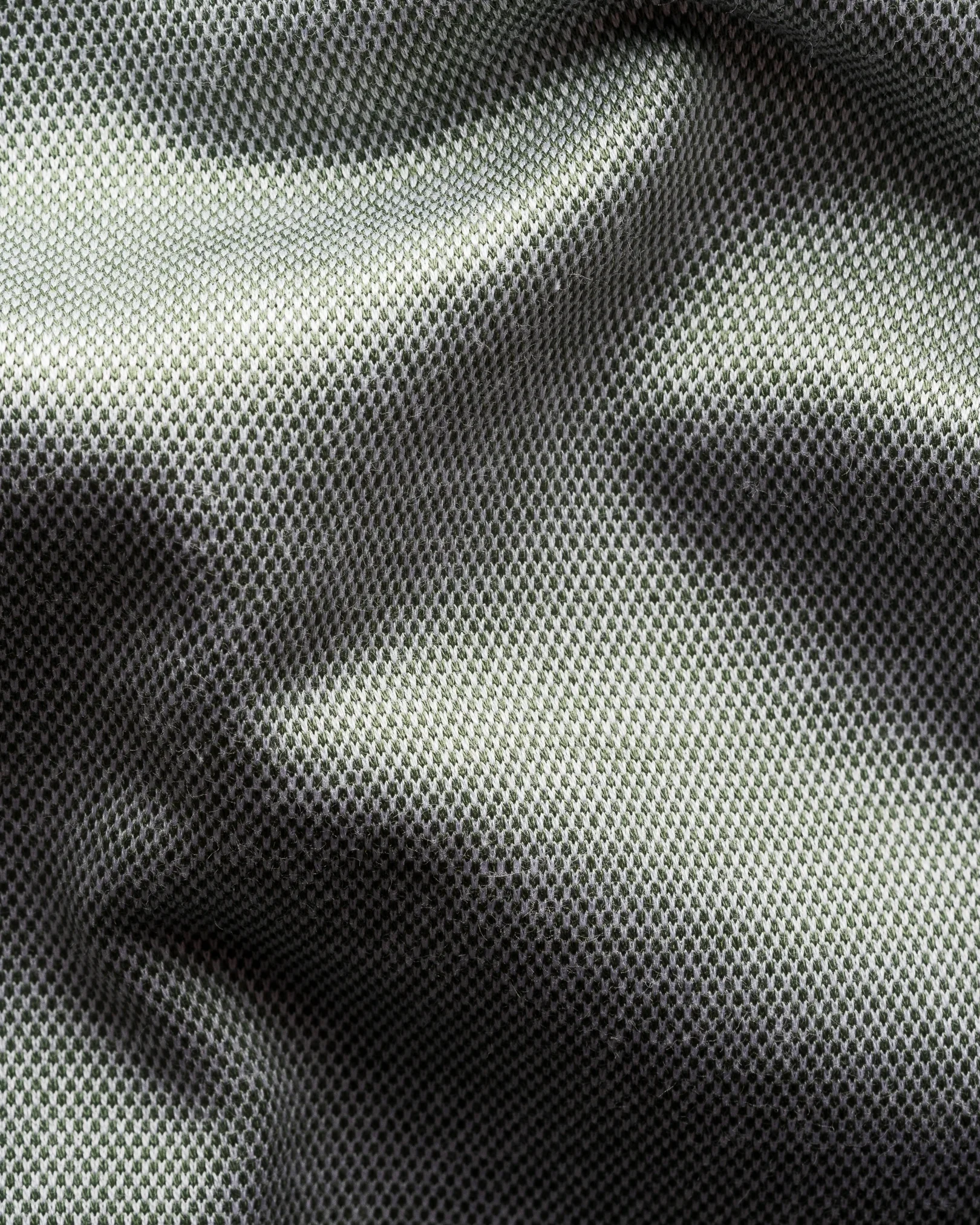 Eton - mid green filo di scozia knit shirt 261