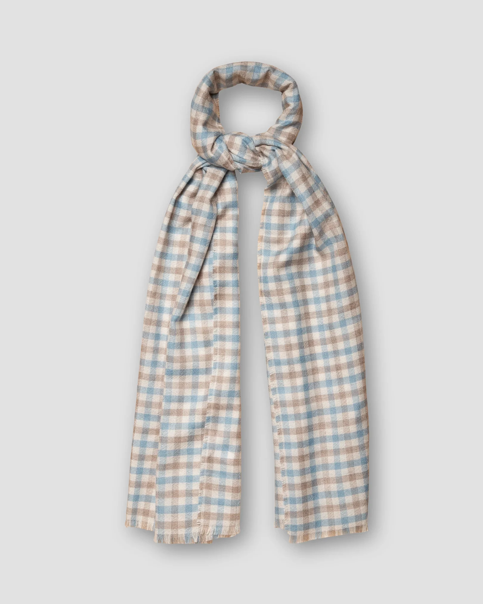 Eton - light blue cashmere scarf