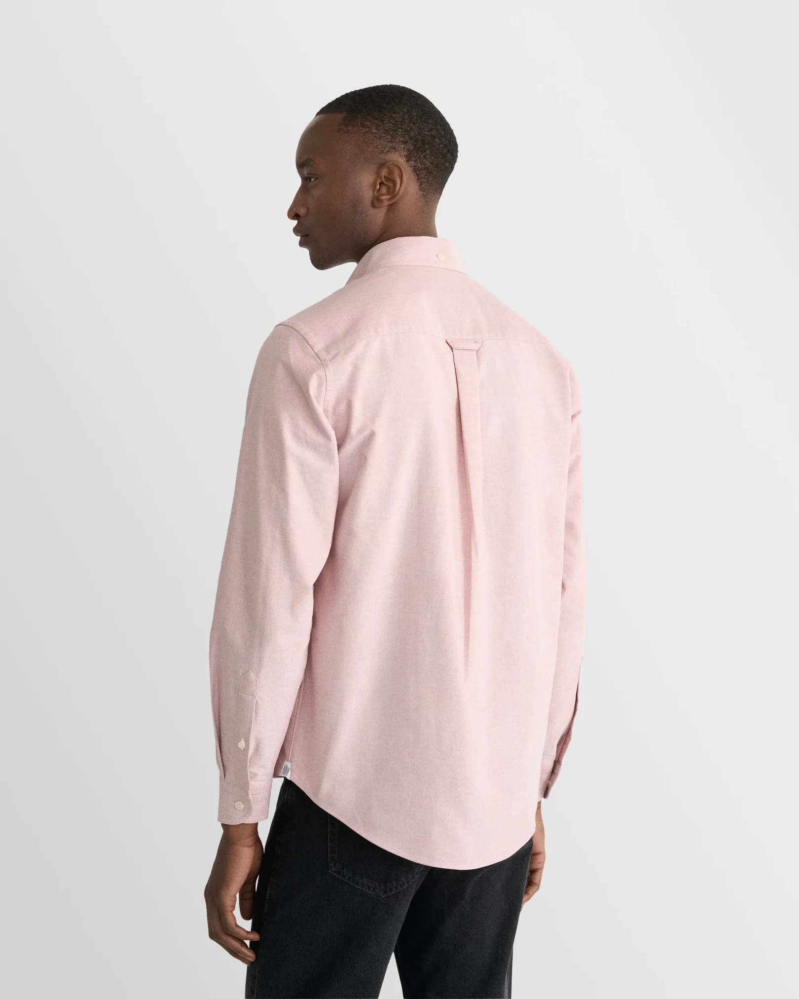 Eton - orange solid oxford shirt