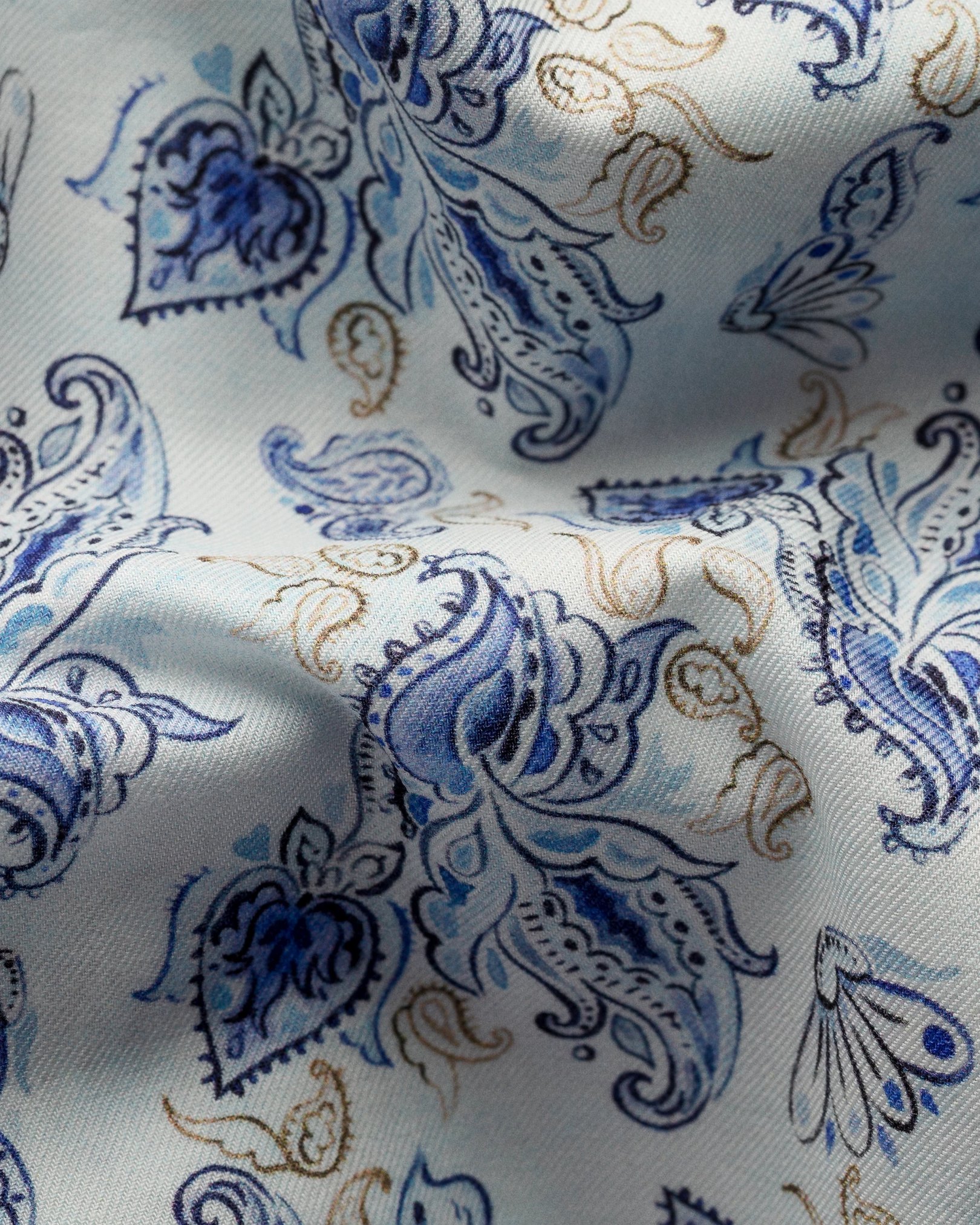 Eton - watercolour paisley shirt