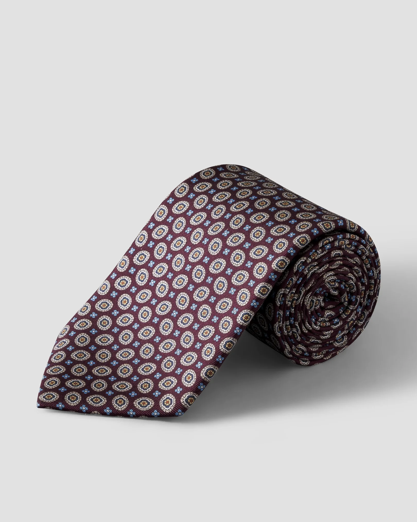 Eton - Medallion Silk Twill Printed Tie