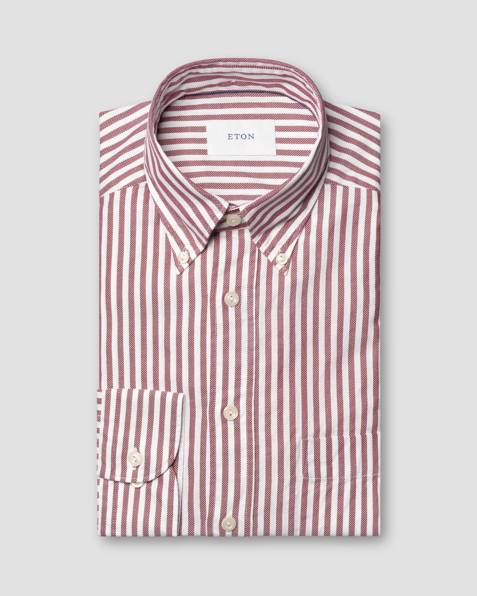 Eton - Striped Royal Oxford Shirt