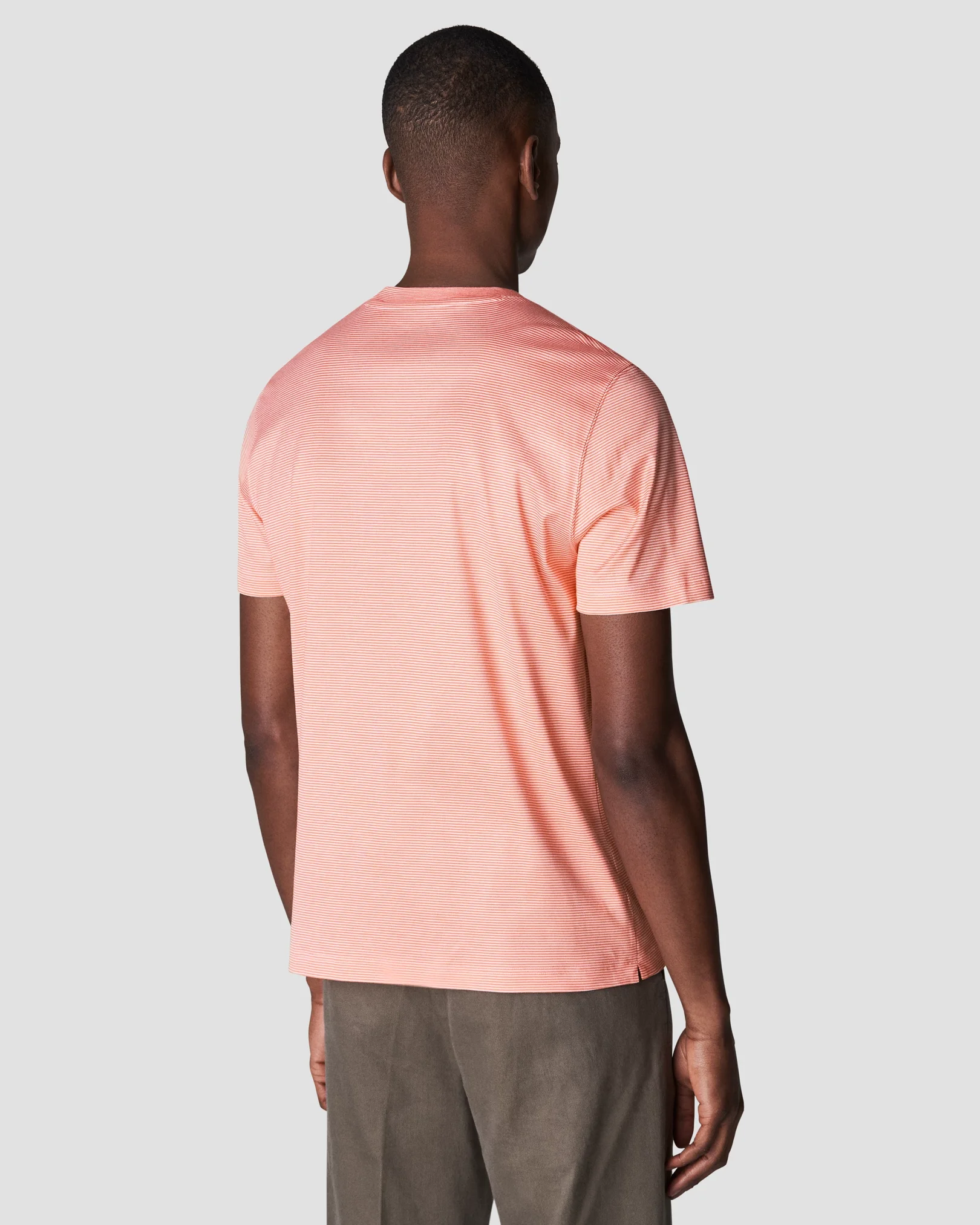 Eton - pink interlock t shirt