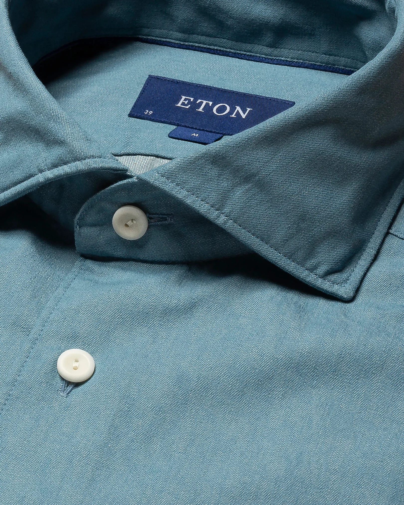 Blue Denim Shirt - Eton