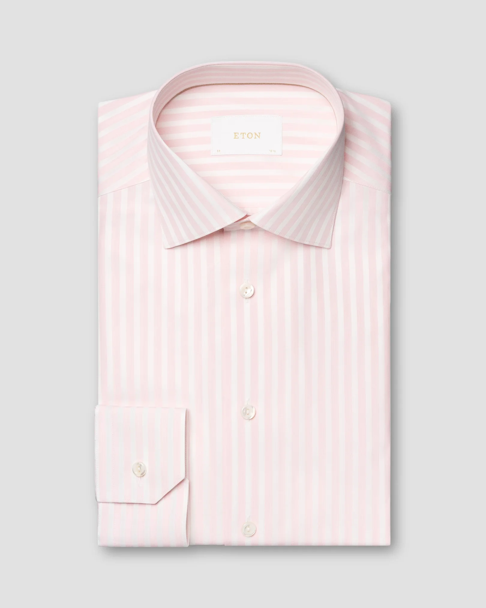 ストライプスーピマ120シャツ - Eton