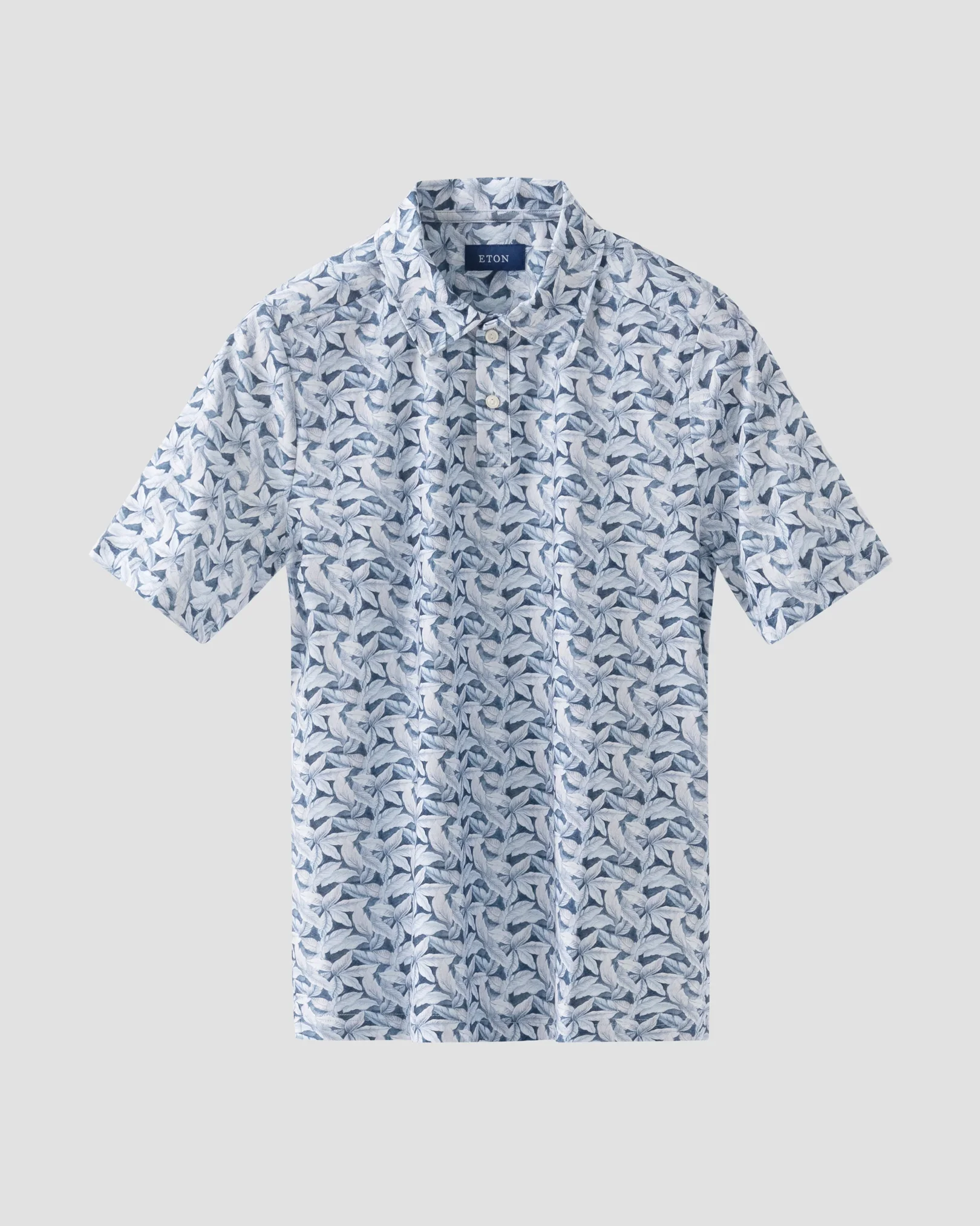 Eton - light blue turndown short sleeve regular fit