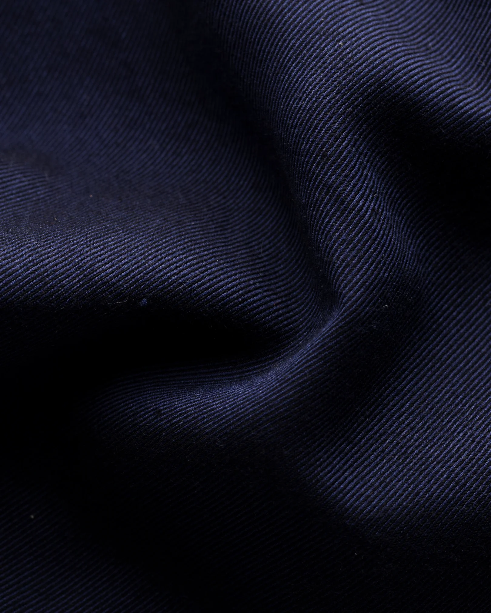 Eton - dark blue cotton tencel tm shirt
