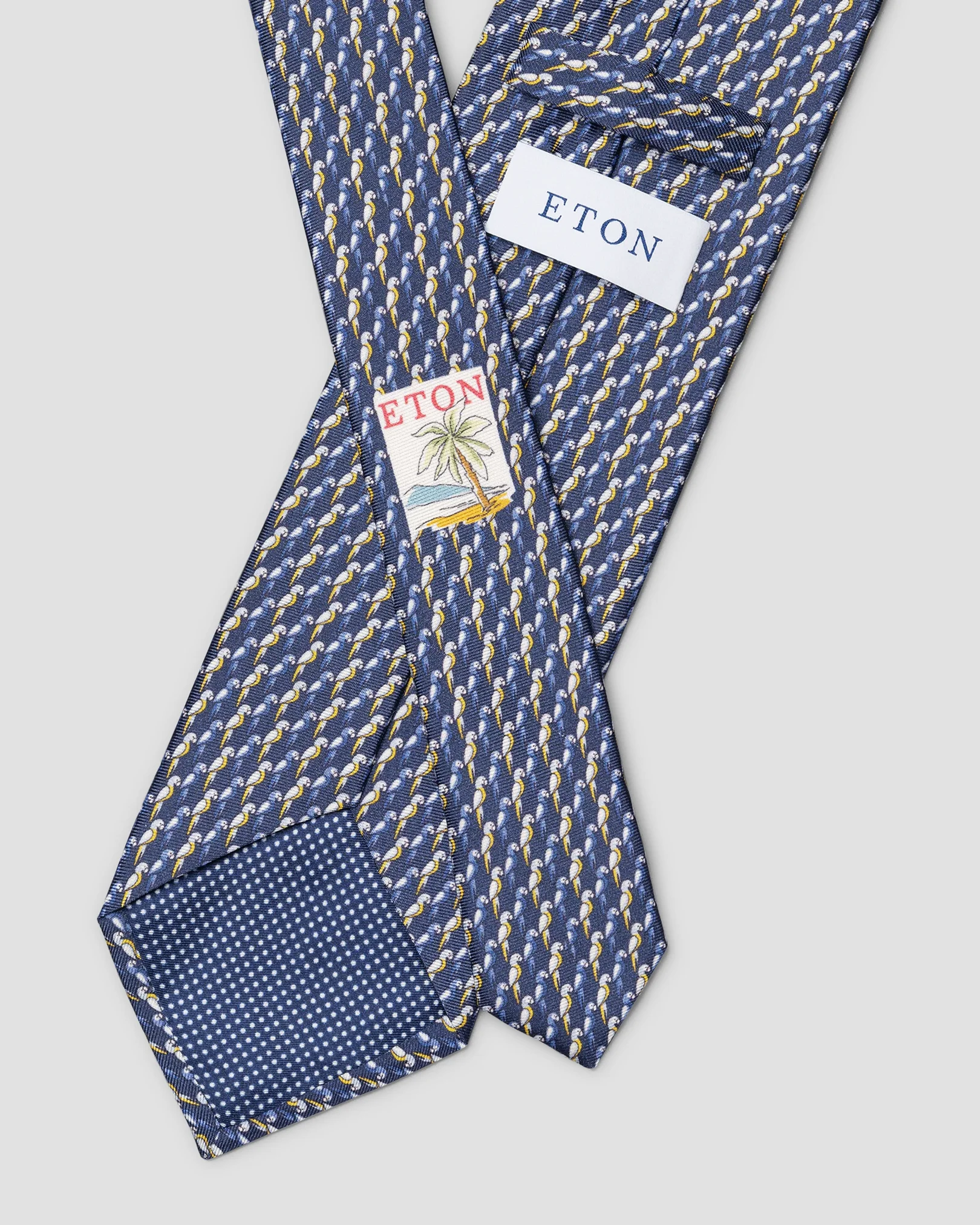 Eton - motif print tie