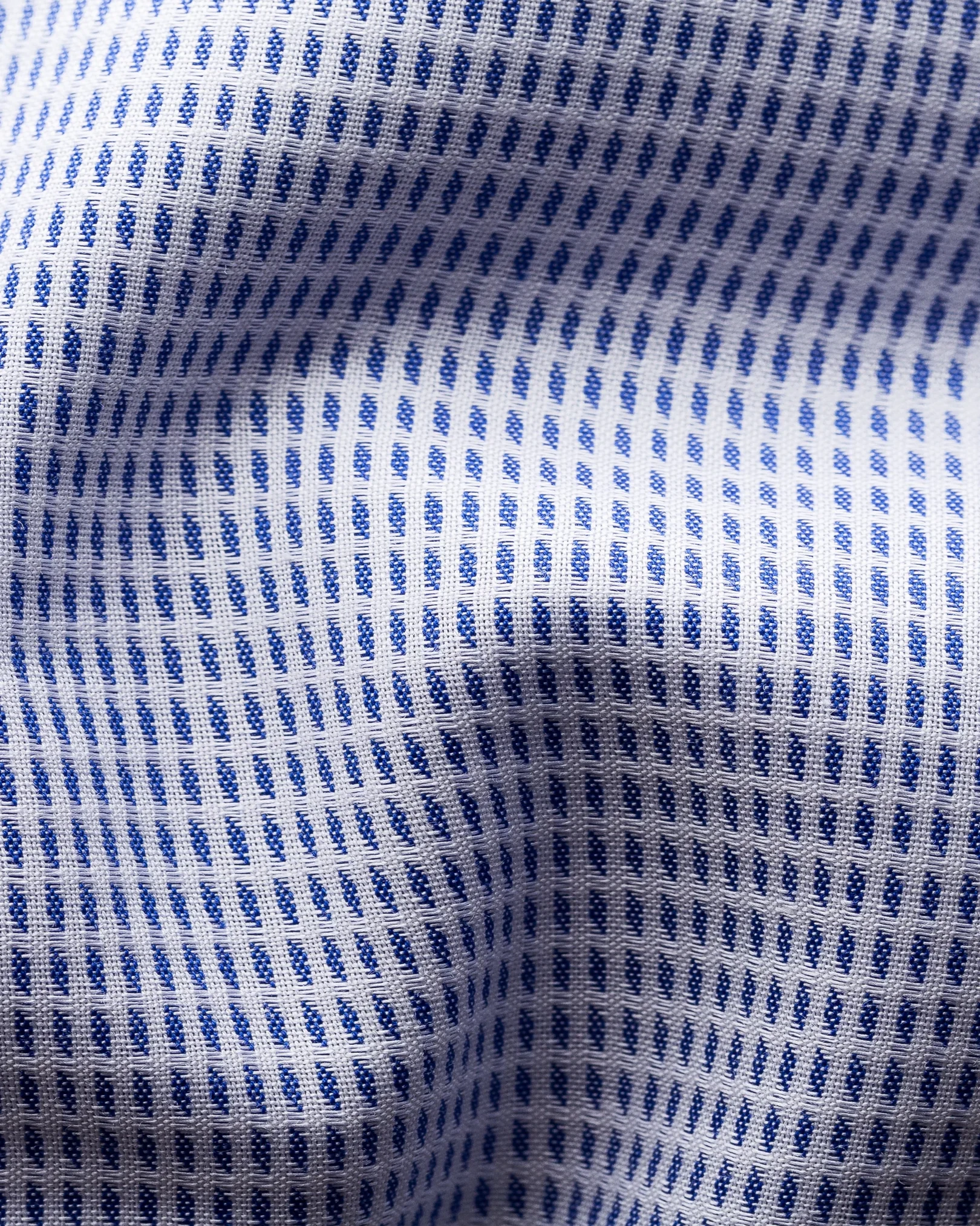 Eton - blue micro woven shirt