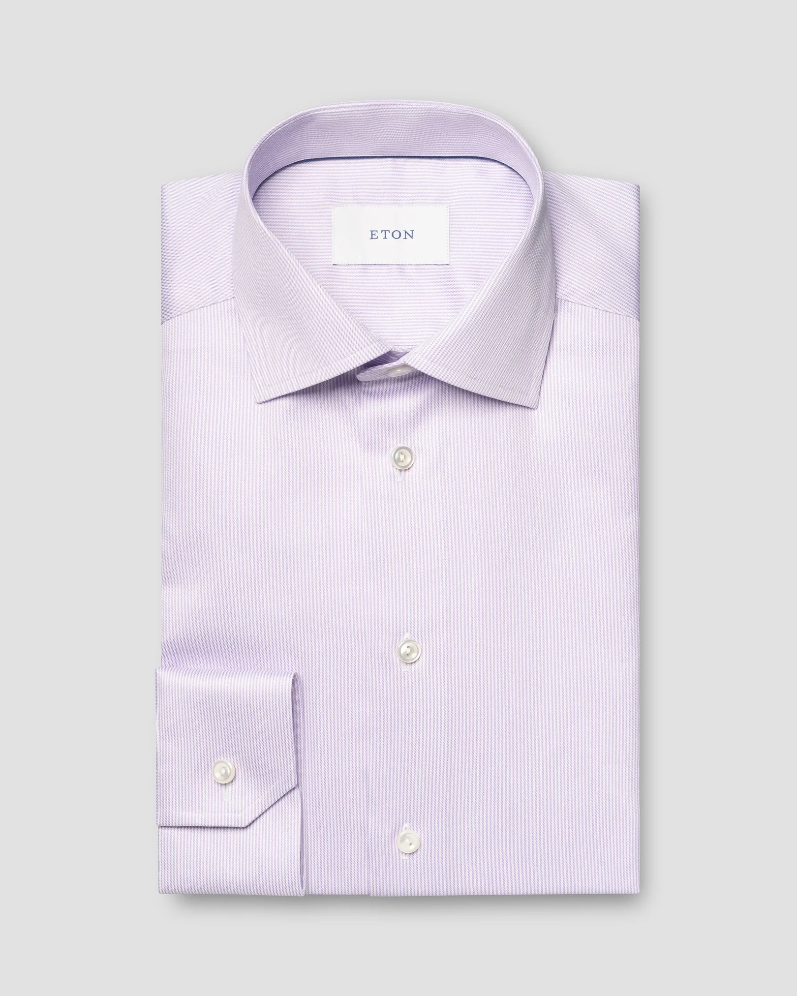 Eton - light purplesignature twill shirt