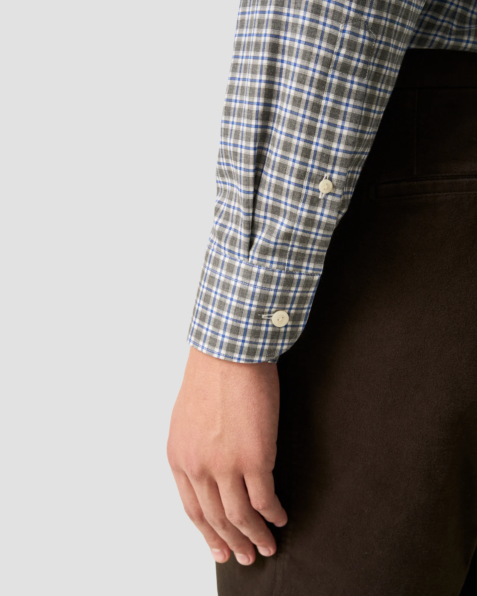 Eton - check 256 signature flannel shirt