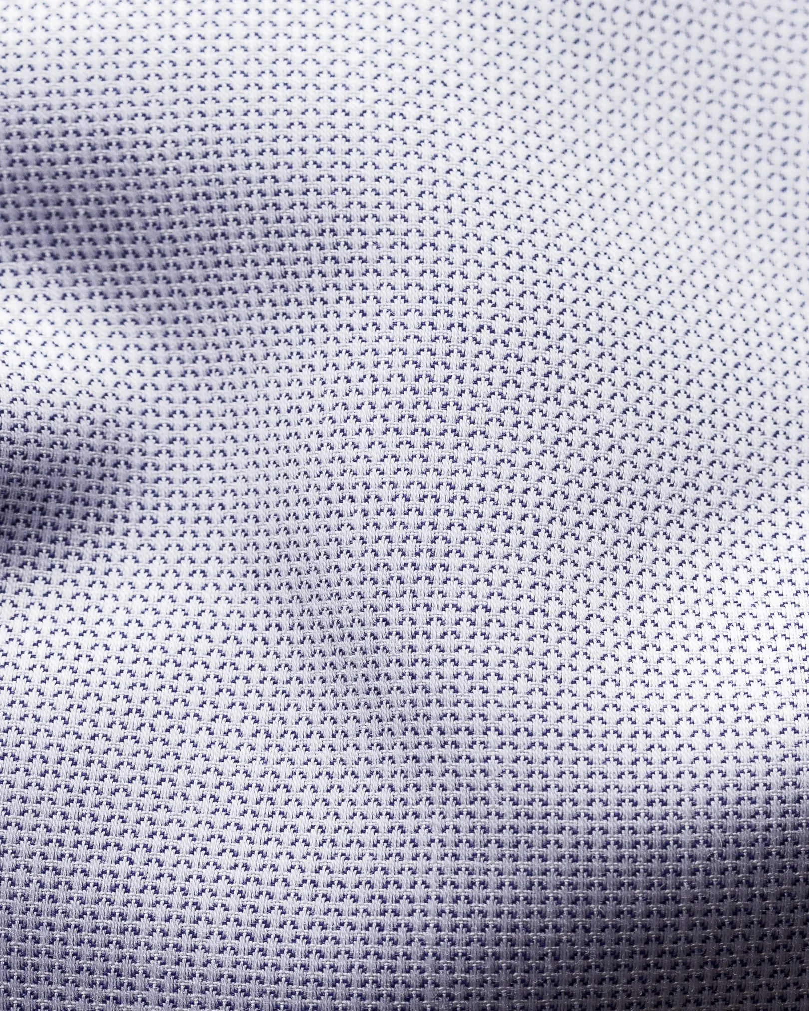Eton - navy diamond weave shirt