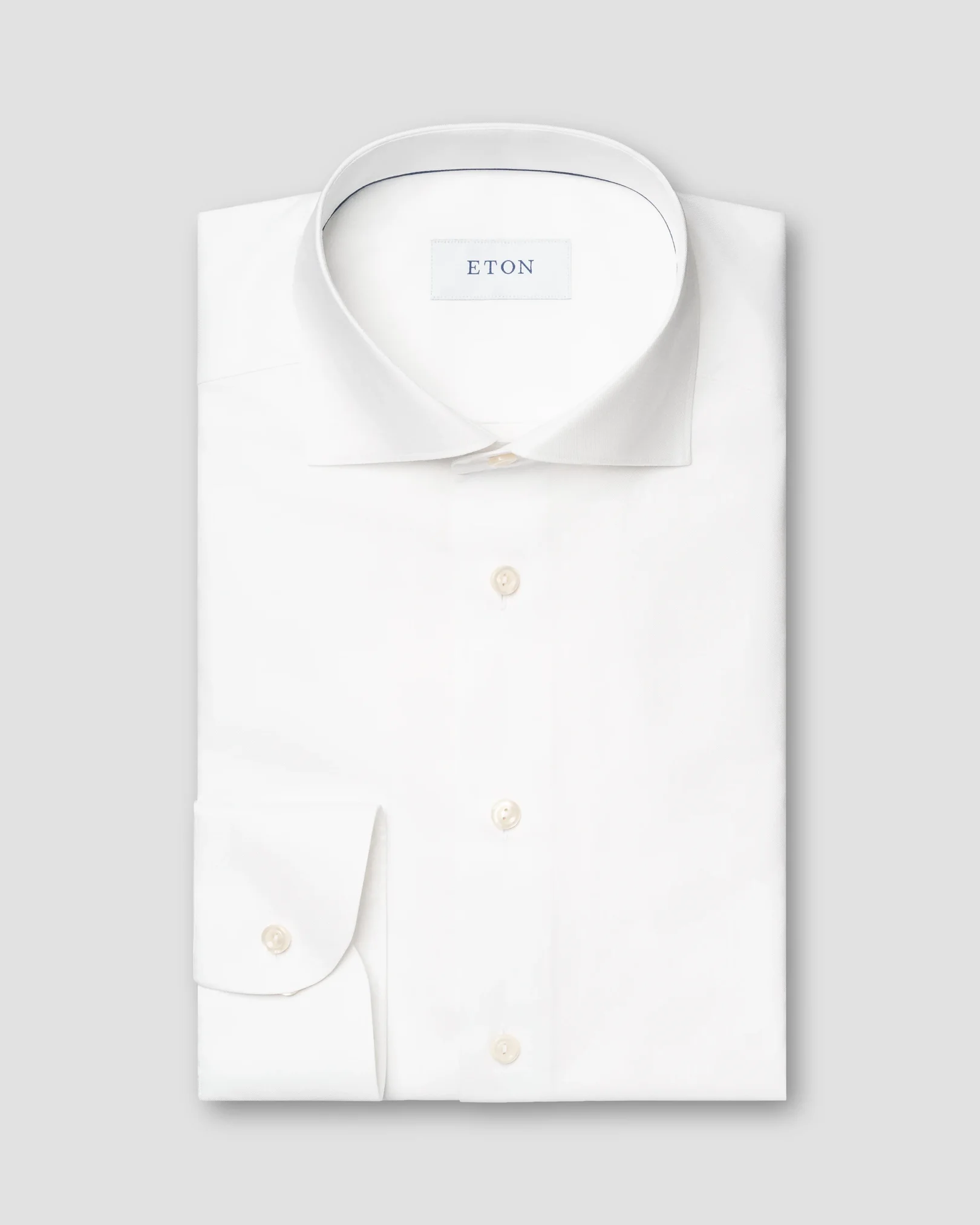 Eton - white solid signature oxford shirt
