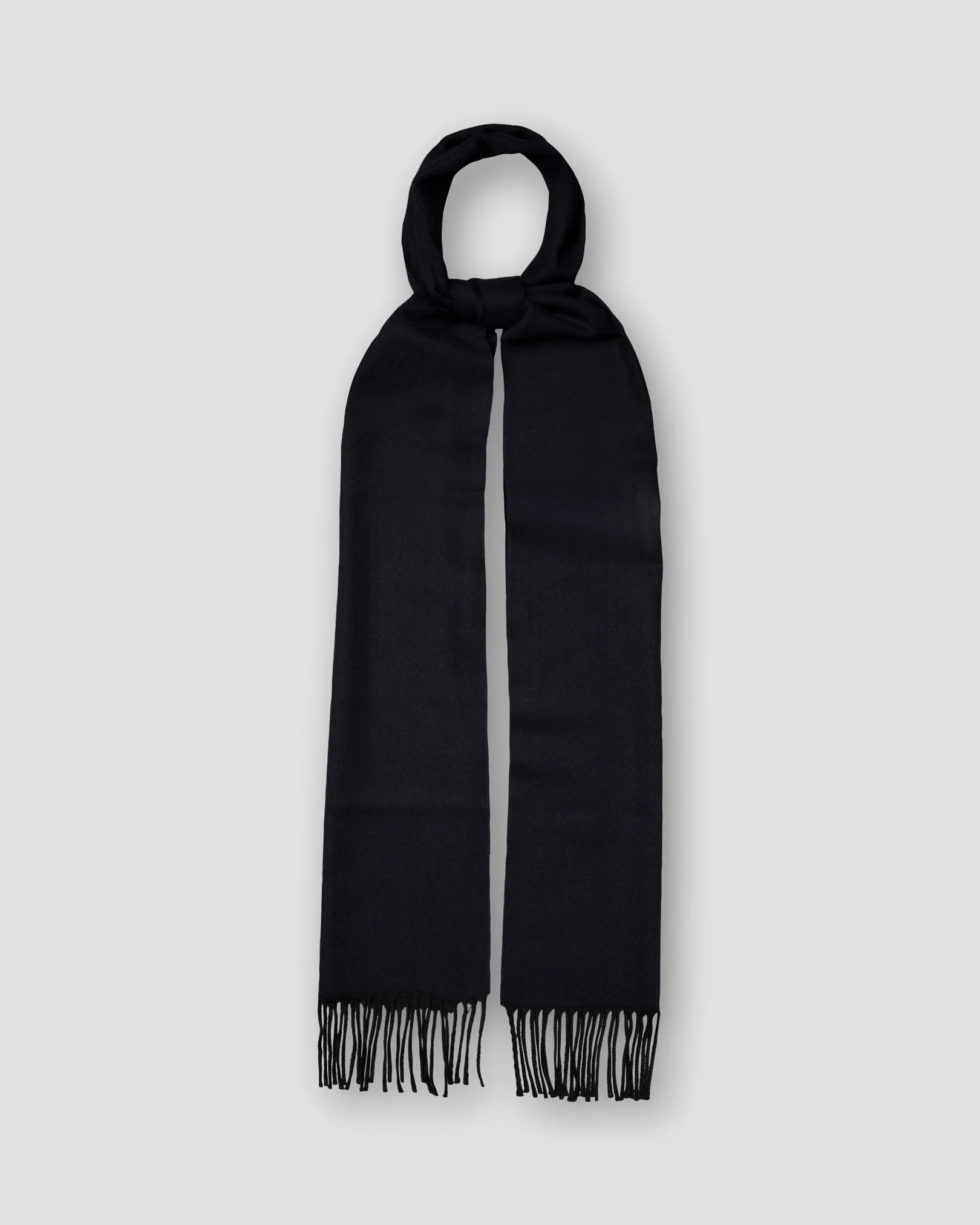 Eton - fine merino navy scarf