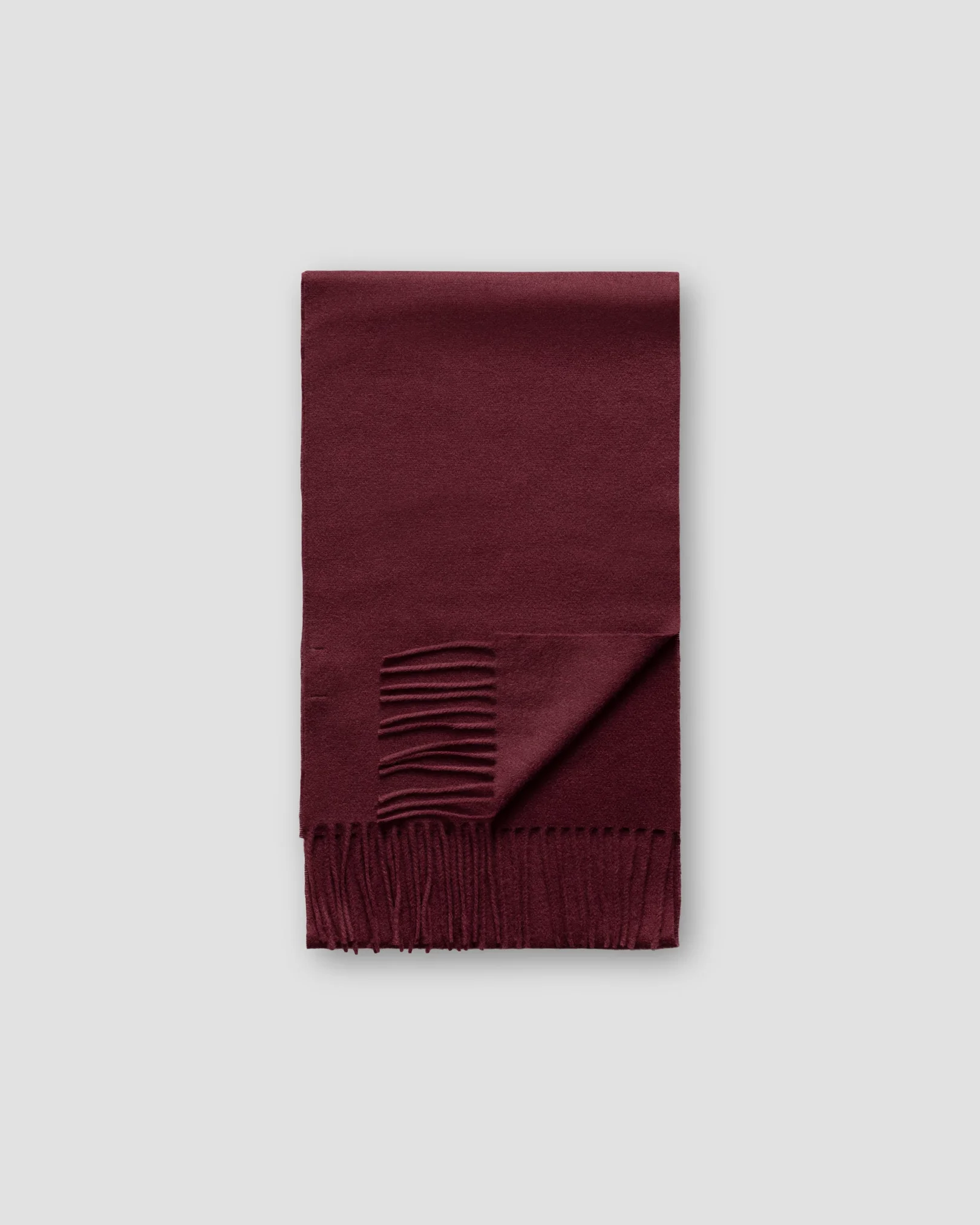 Eton - burgundy solid cashmere scarf