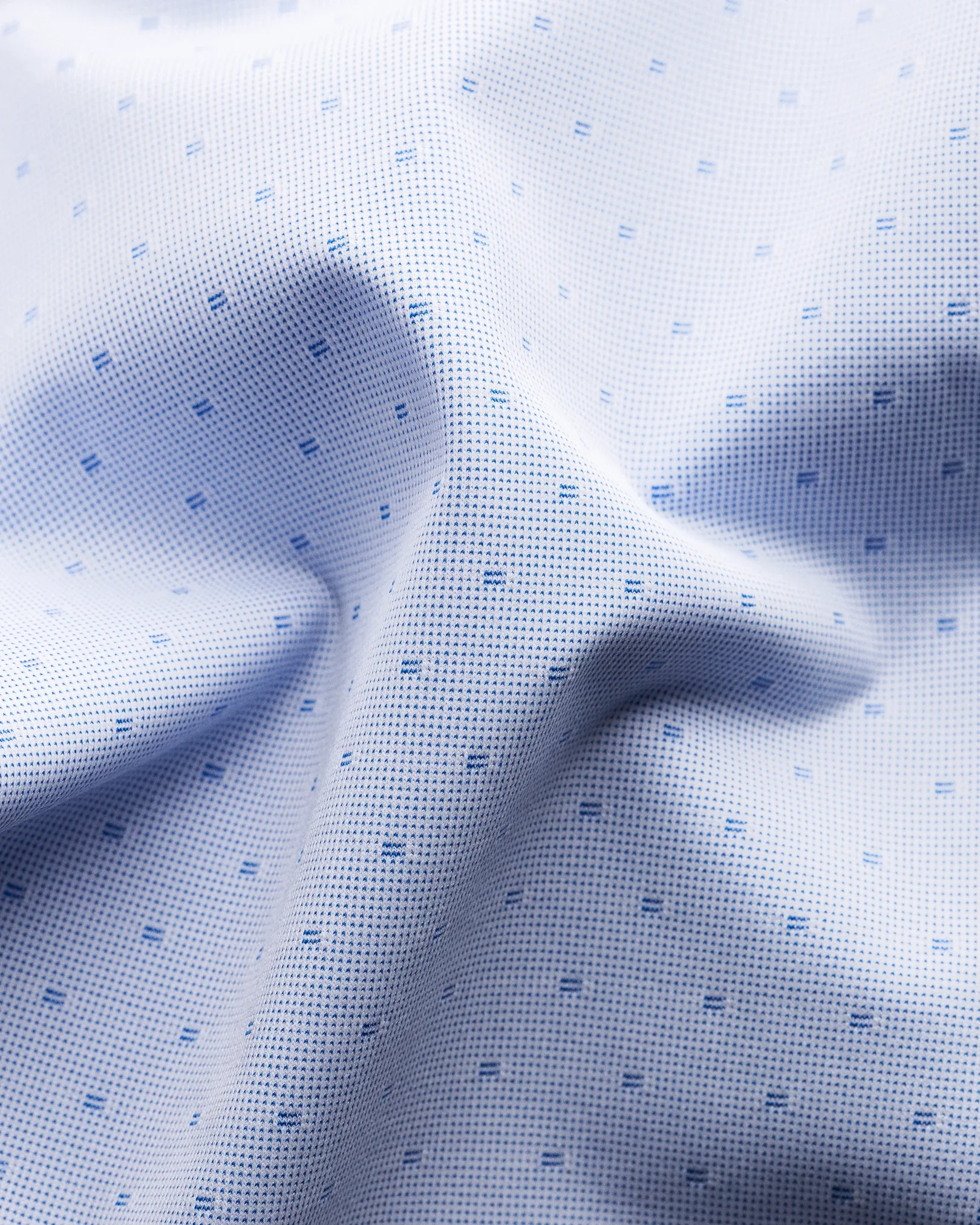 Eton - light blue wide spread four way shirt