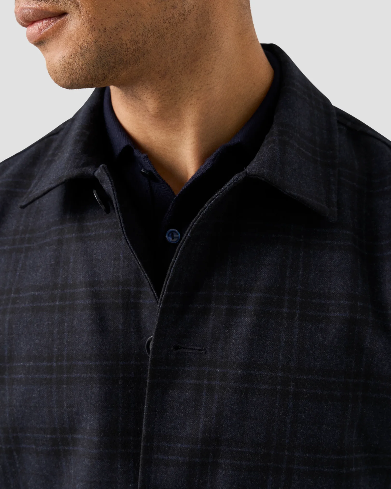 Eton - navy blue overshirt