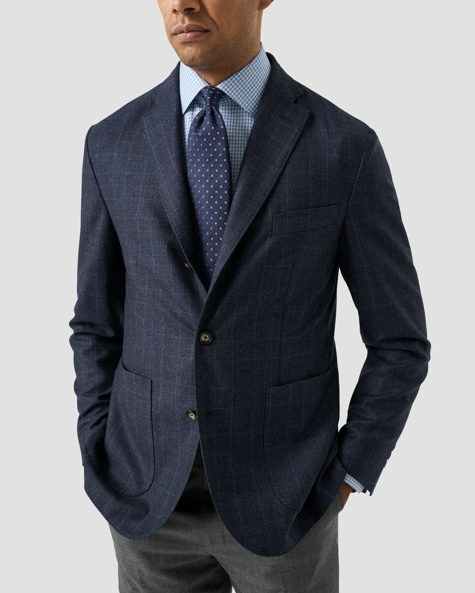 Eton - Check Cotton TENCEL™ Lyocell Shirt