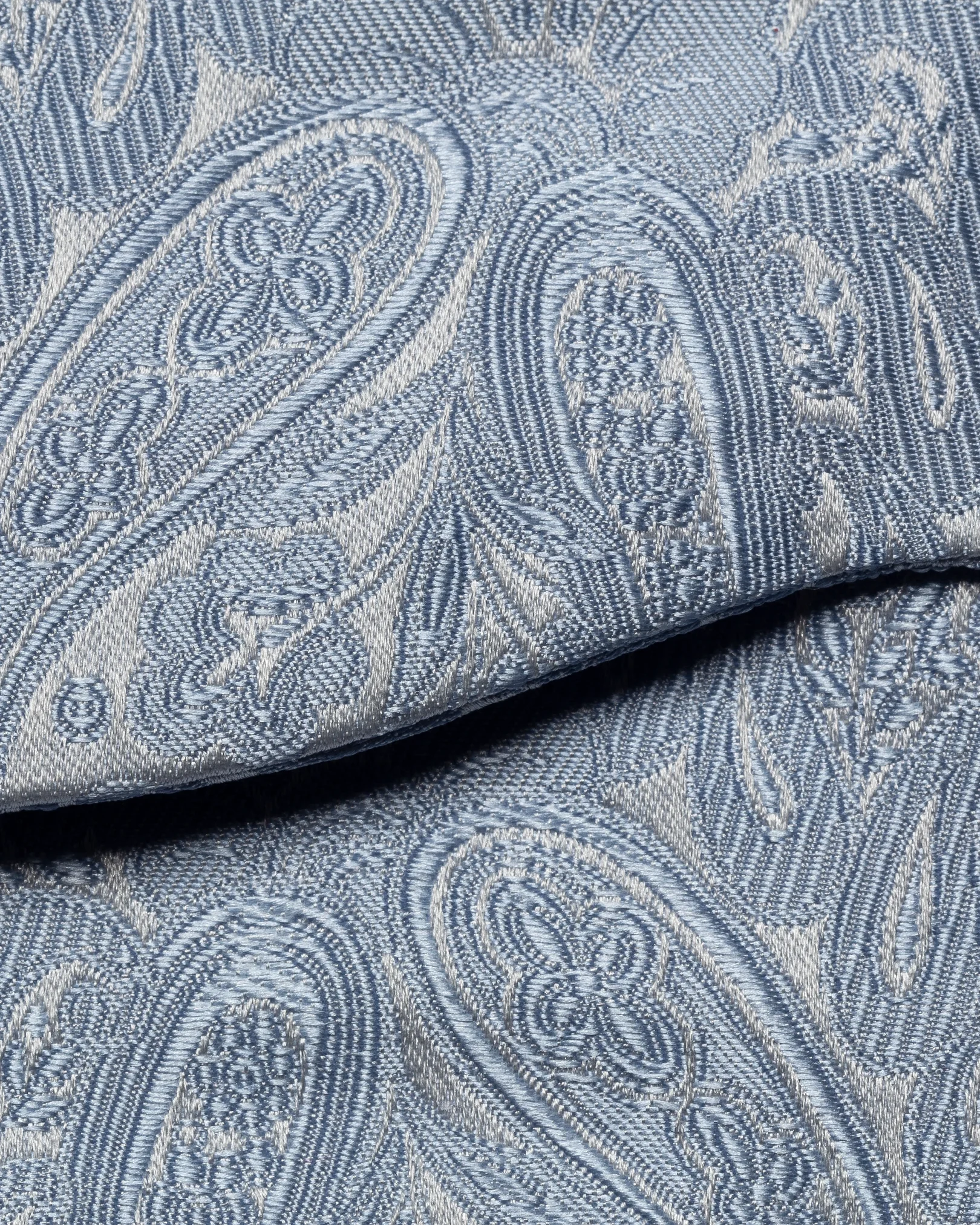 Eton - light blue jacquard bow tie