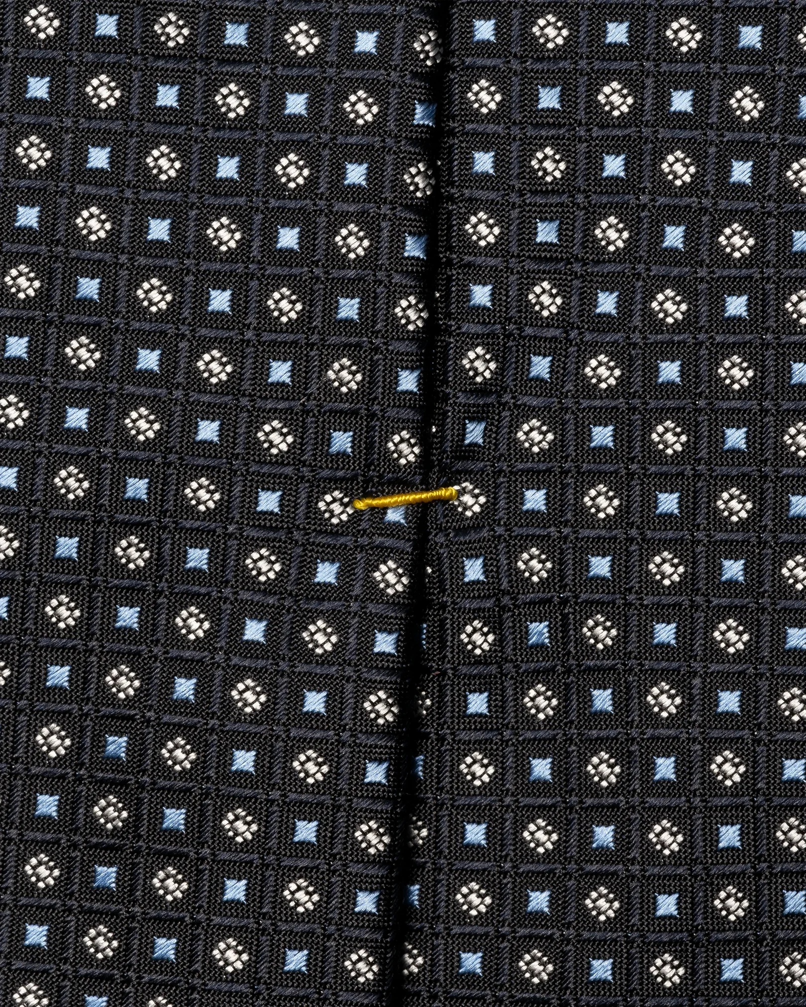 Eton - micro geometric woven silk tie