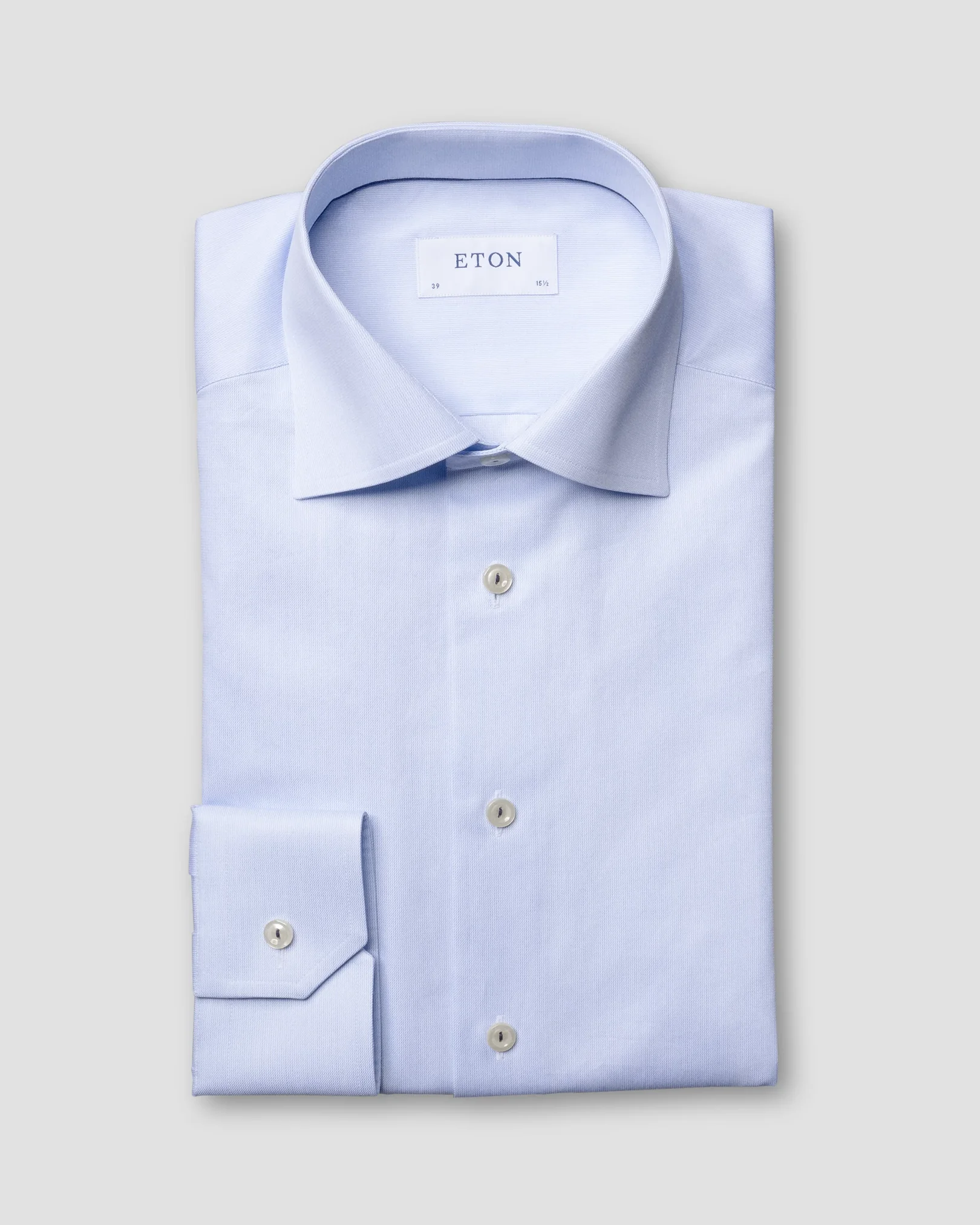 Eton - light blue royal twill shirt