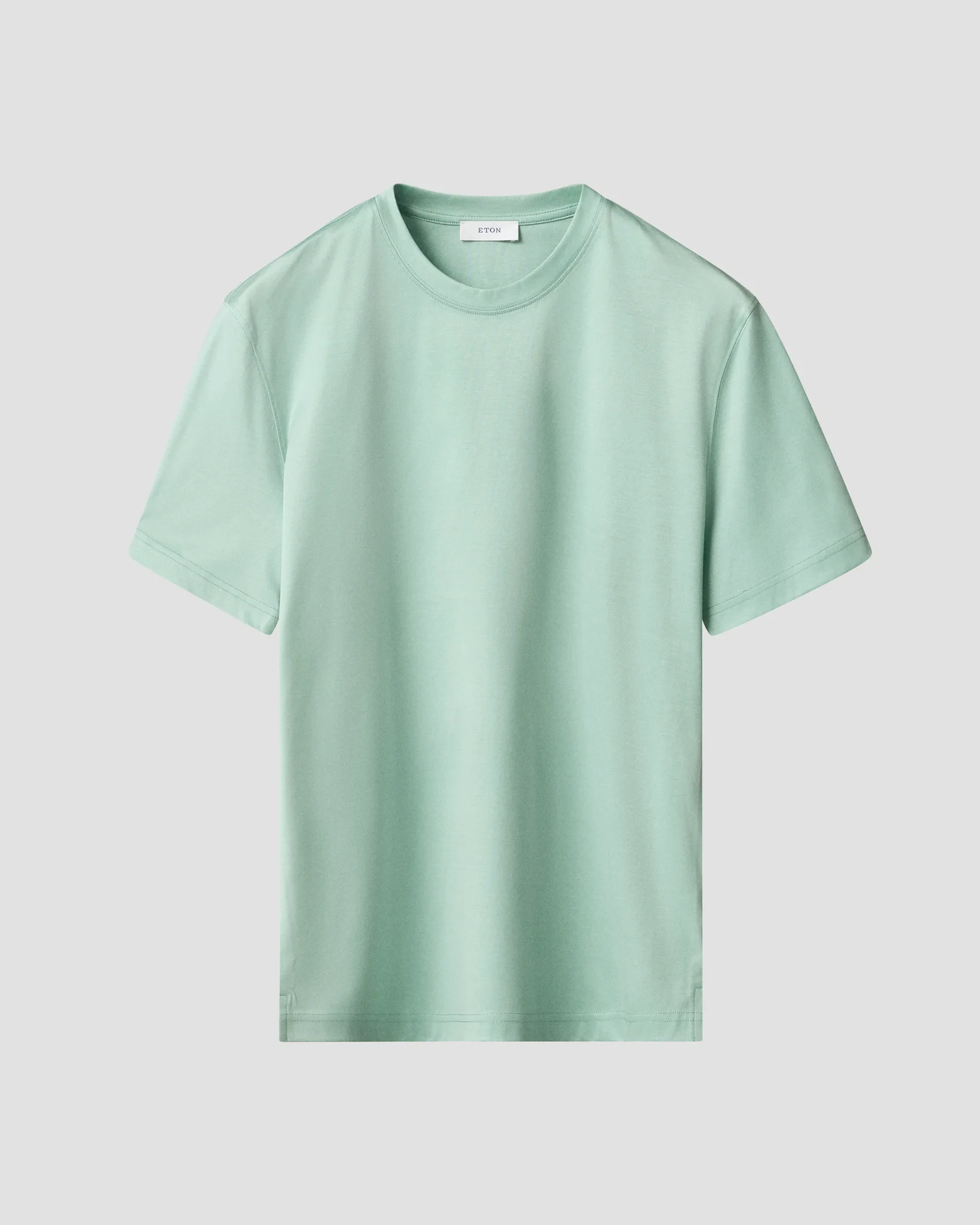 Eton - filo di scozia t shirt light green filo di scozia t shirt