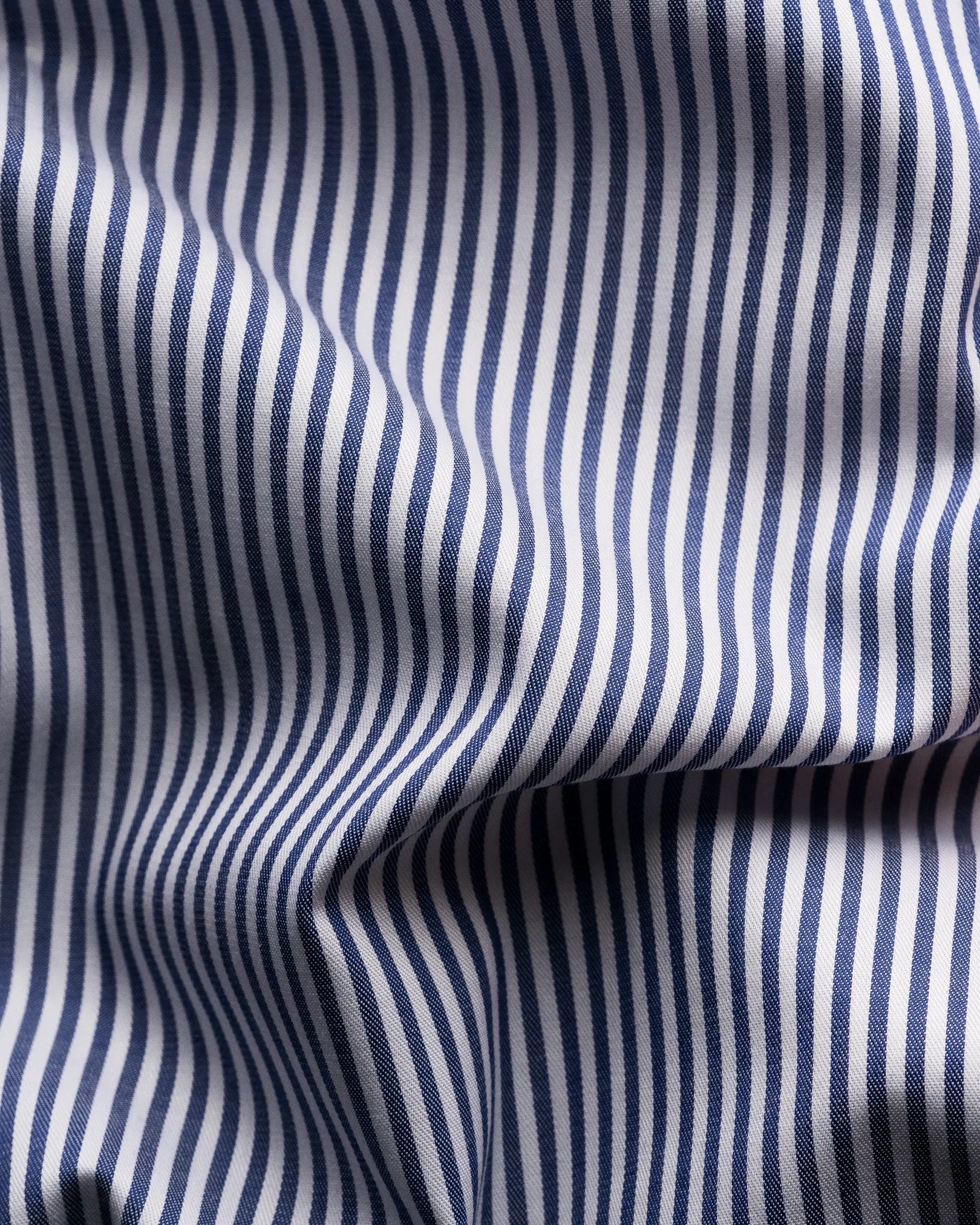 Eton - dark blue twill with stripes