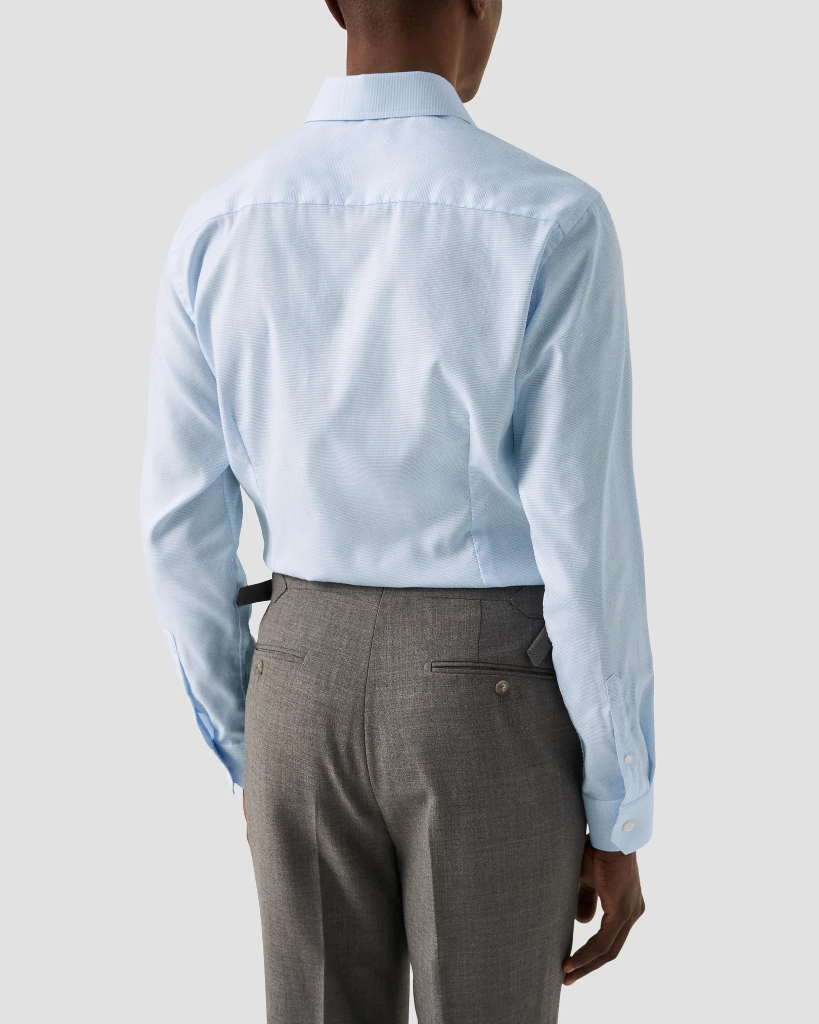 Eton - Light Blue Twill Shirt