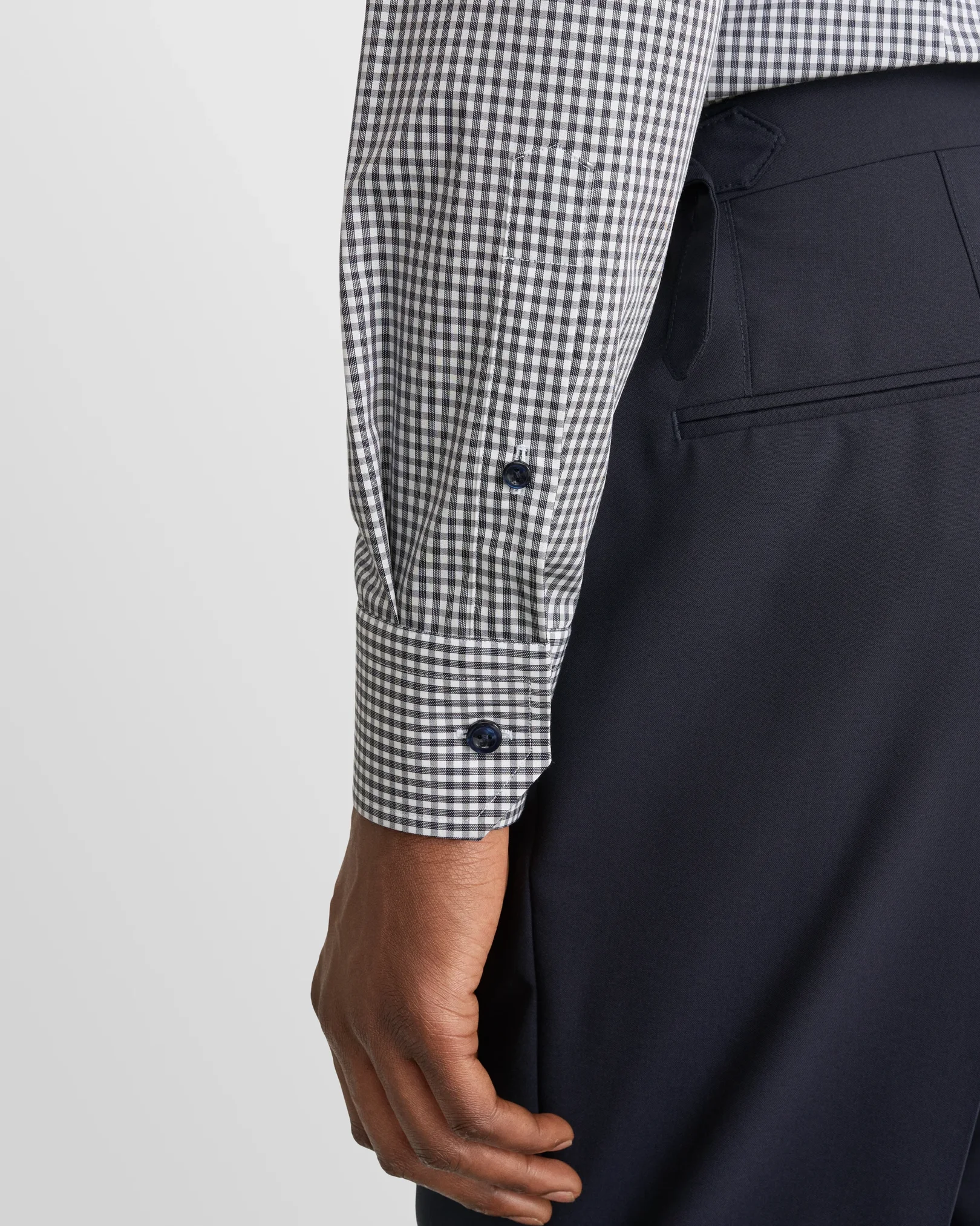 Eton - Fine Check Poplin Shirt