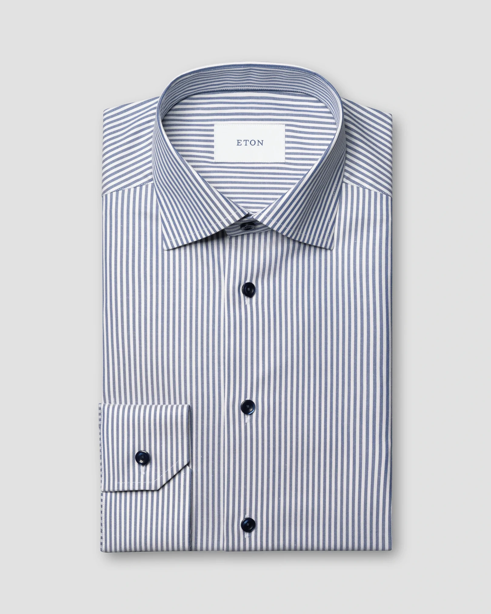 Eton - Striped Cotton TENCEL™ Lyocell Shirt