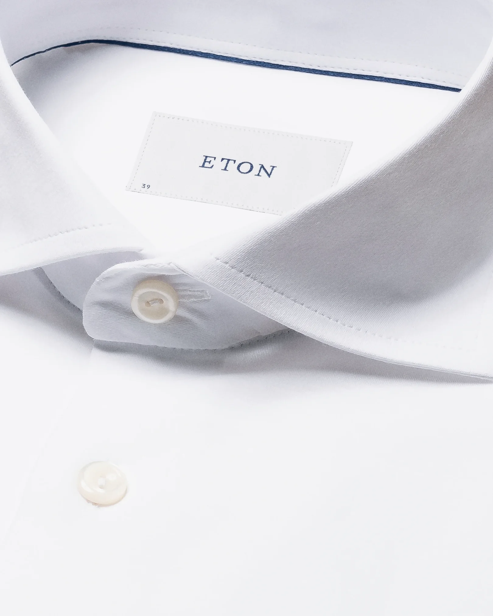 Eton - Solid Cotton Four-Way Stretch Shirt