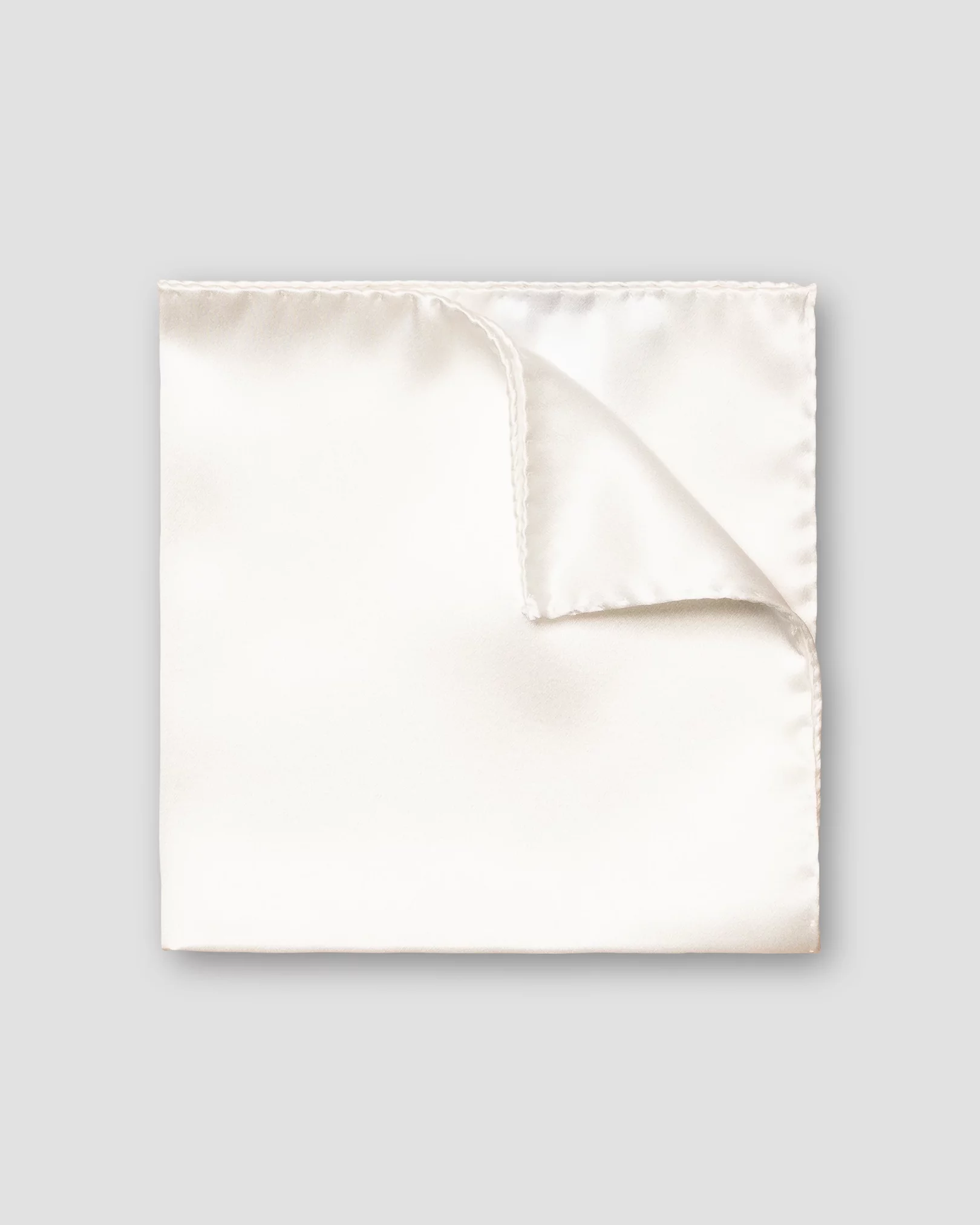 Off-White Wedding Silk Pocket Square