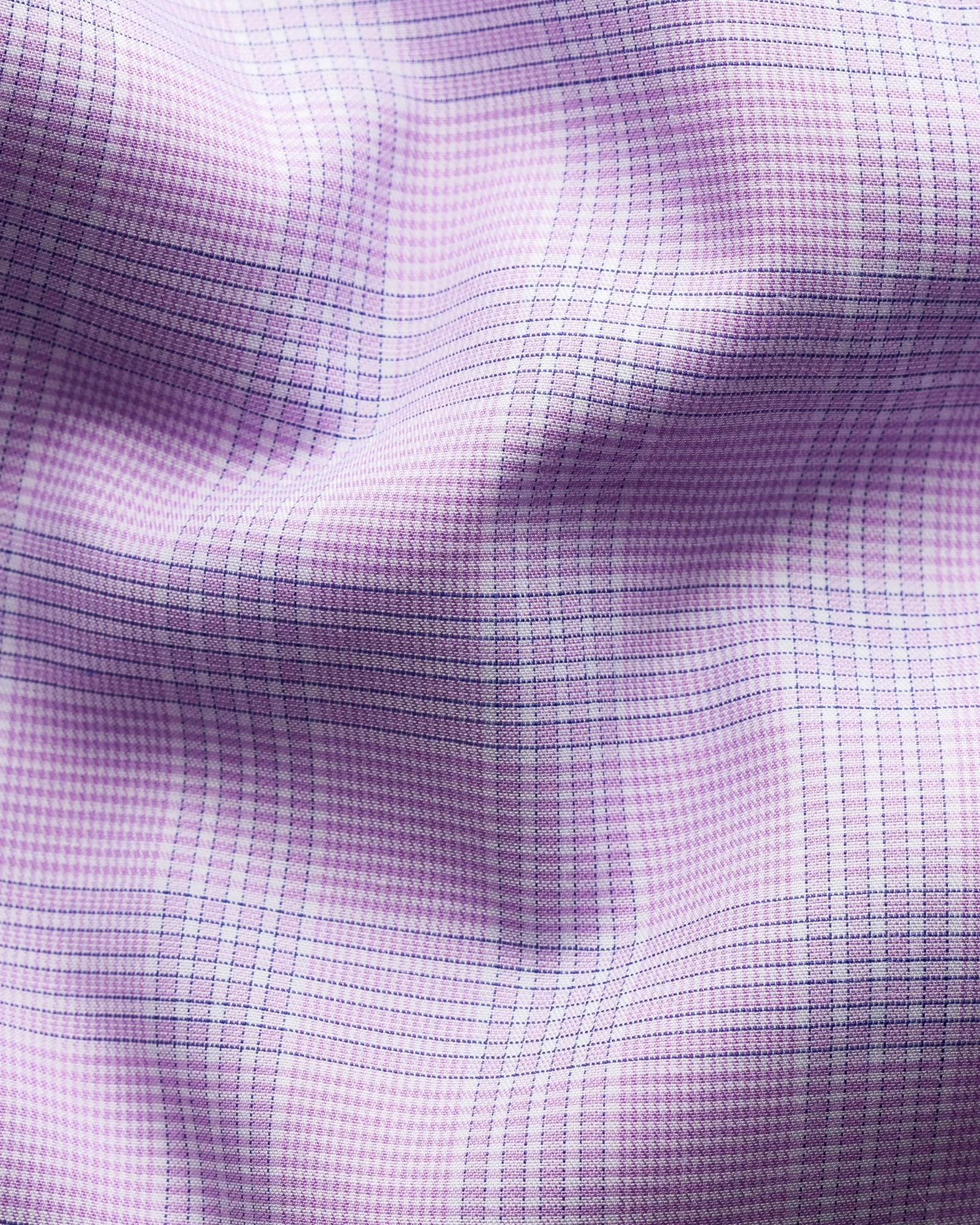 Purple Fine Twill Shirt - Eton