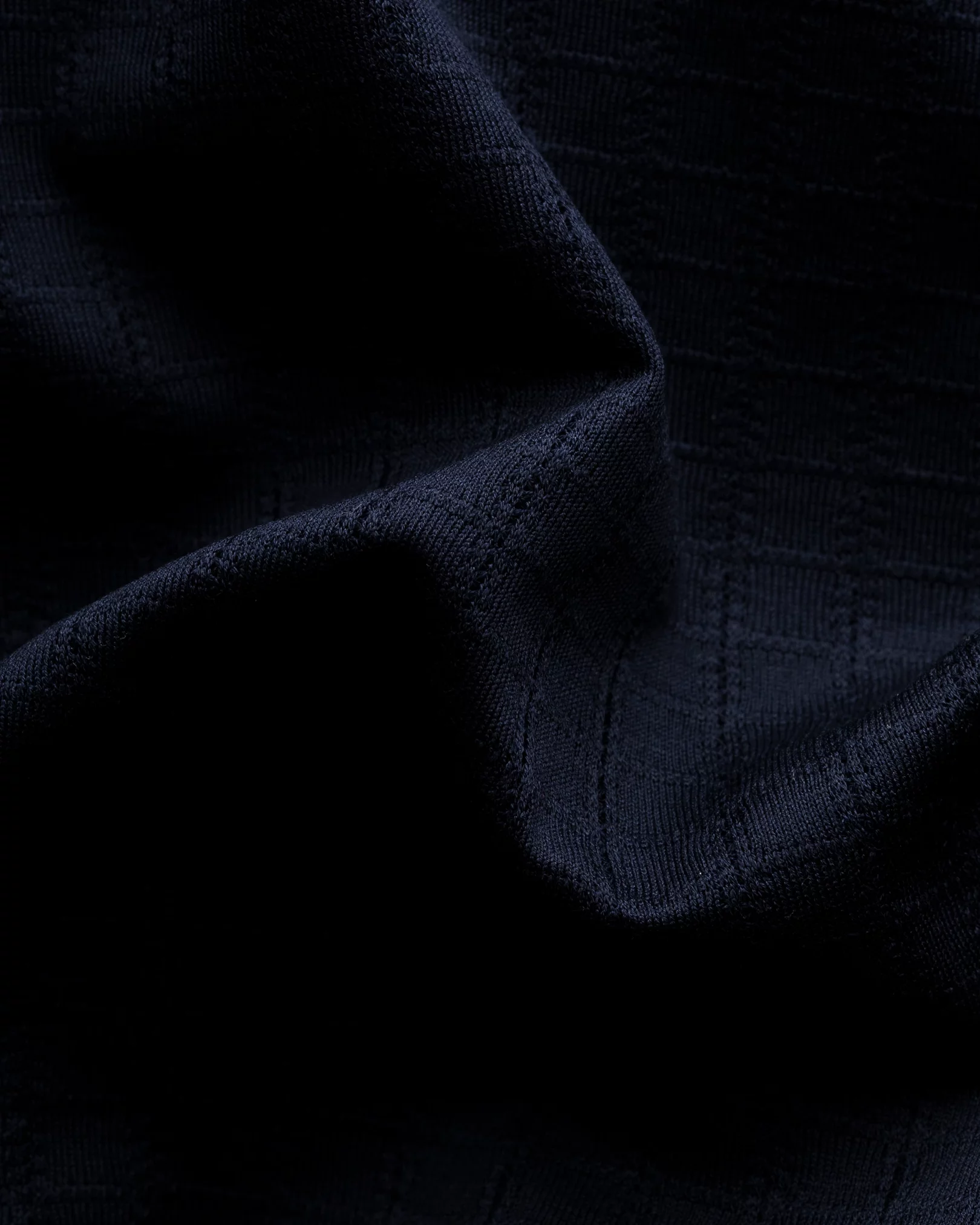 Eton - black jacquard short sleeve