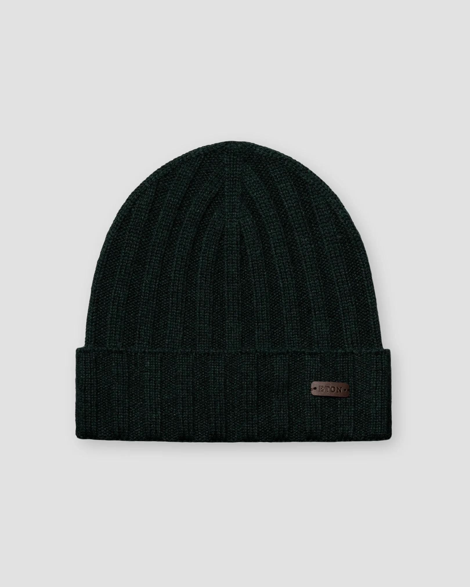 Eton - cashmere beanie dark green cashmere beanie