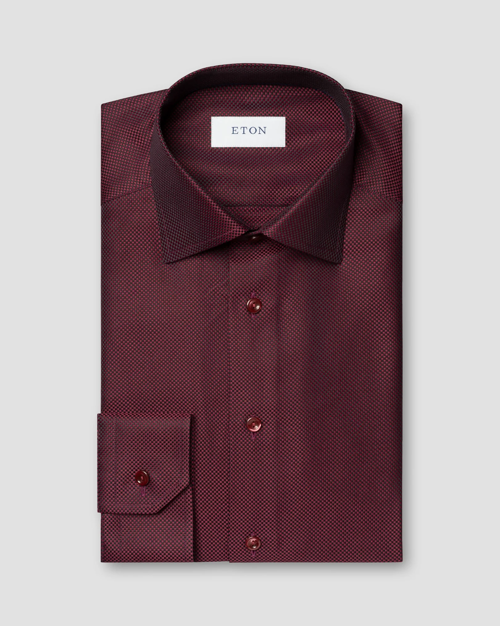 Eton - dark red king twill