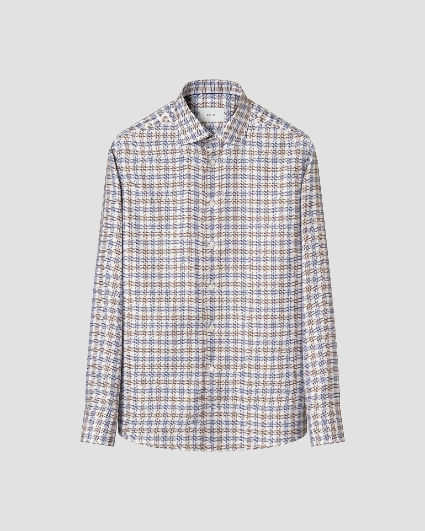 Eton - textured twill shirt