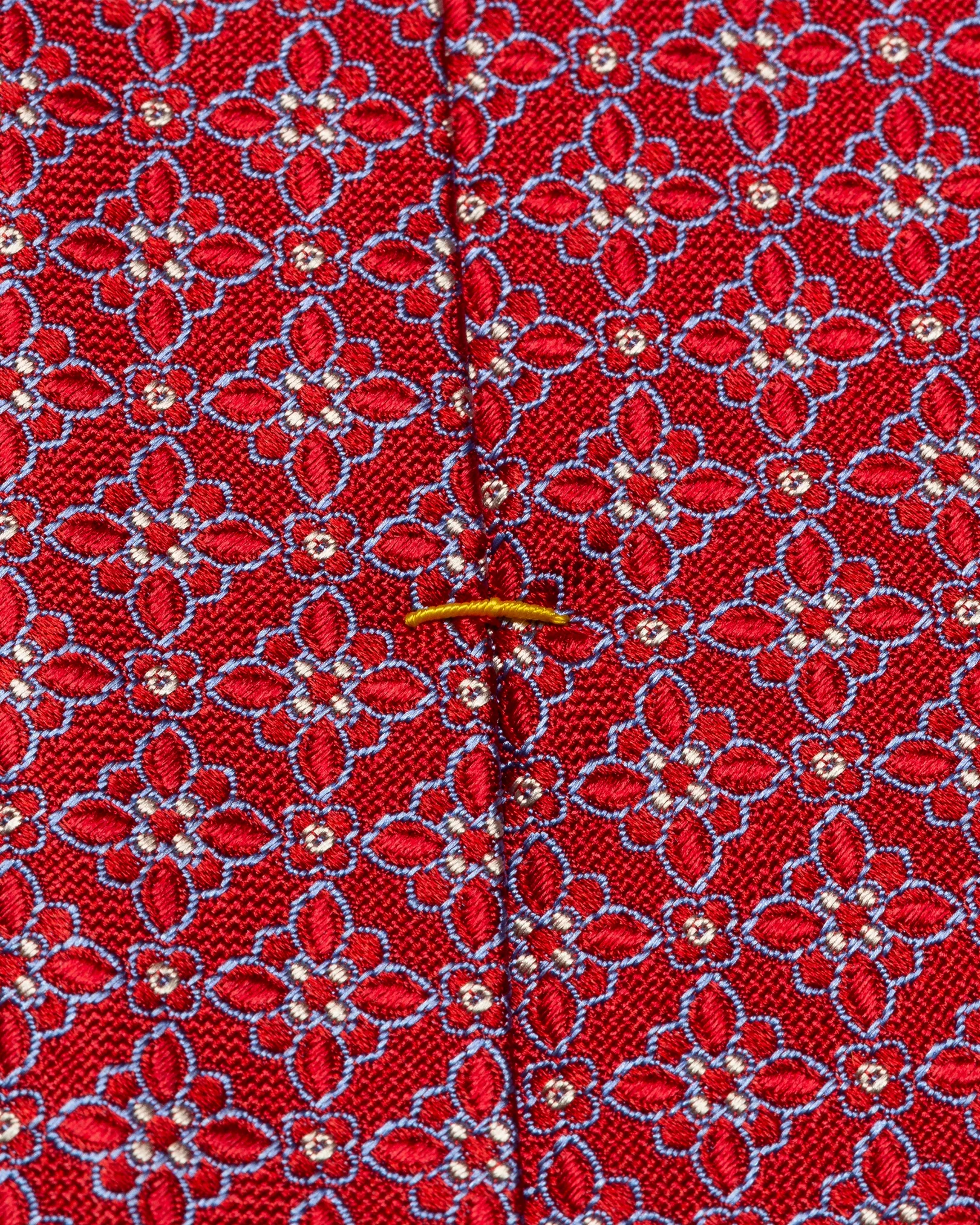 Red Floral Silk Tie Eton