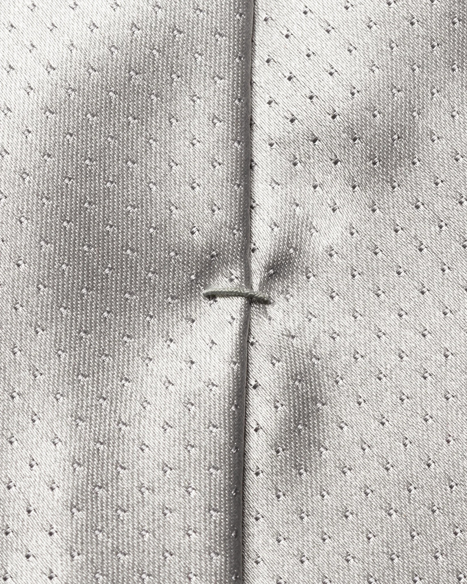 Eton - light grey pin dot tie