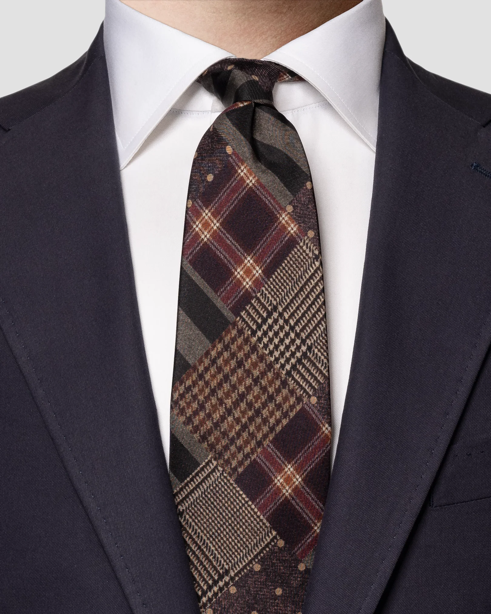 Eton - patch work tie