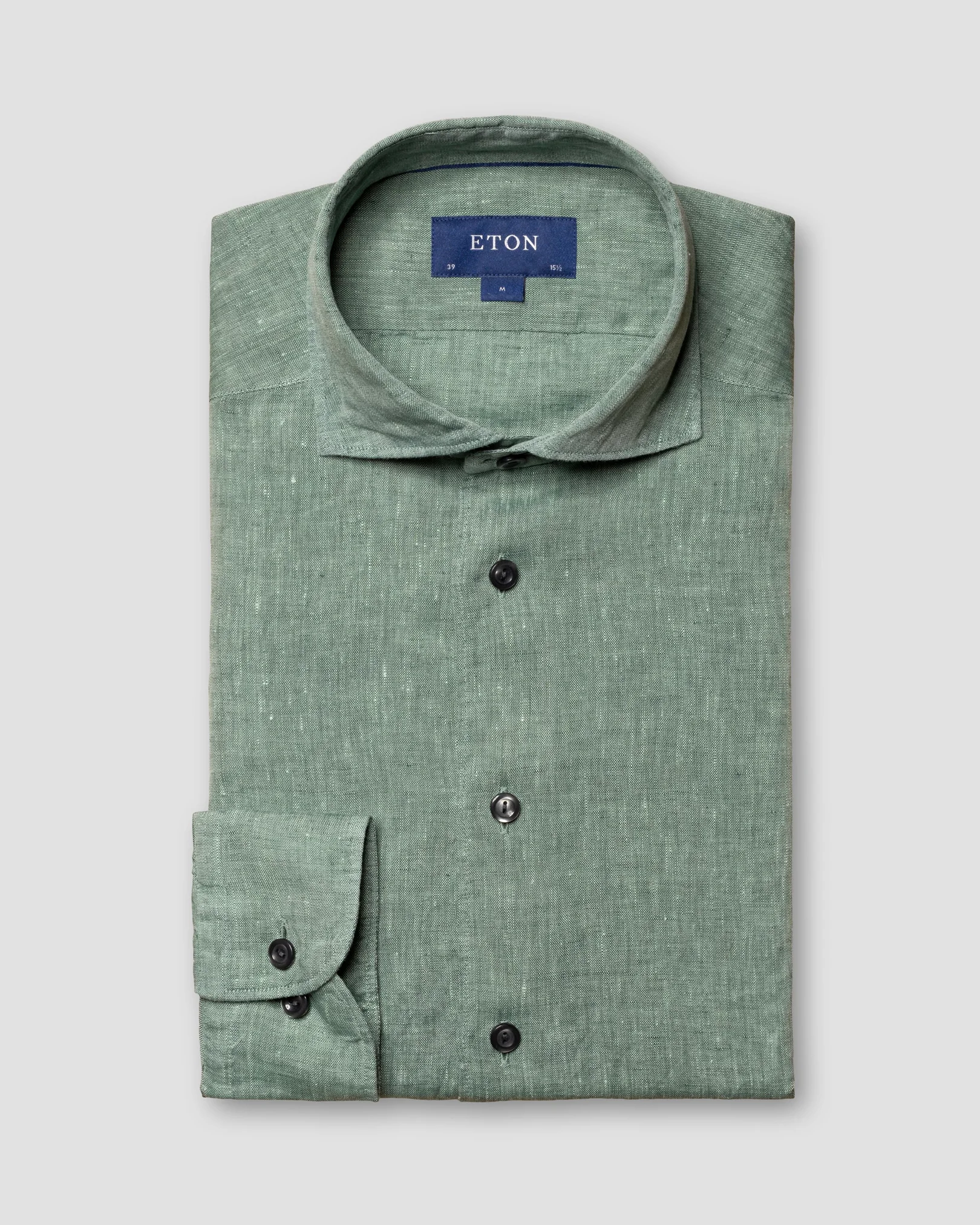 Green Linen Shirt - Eton