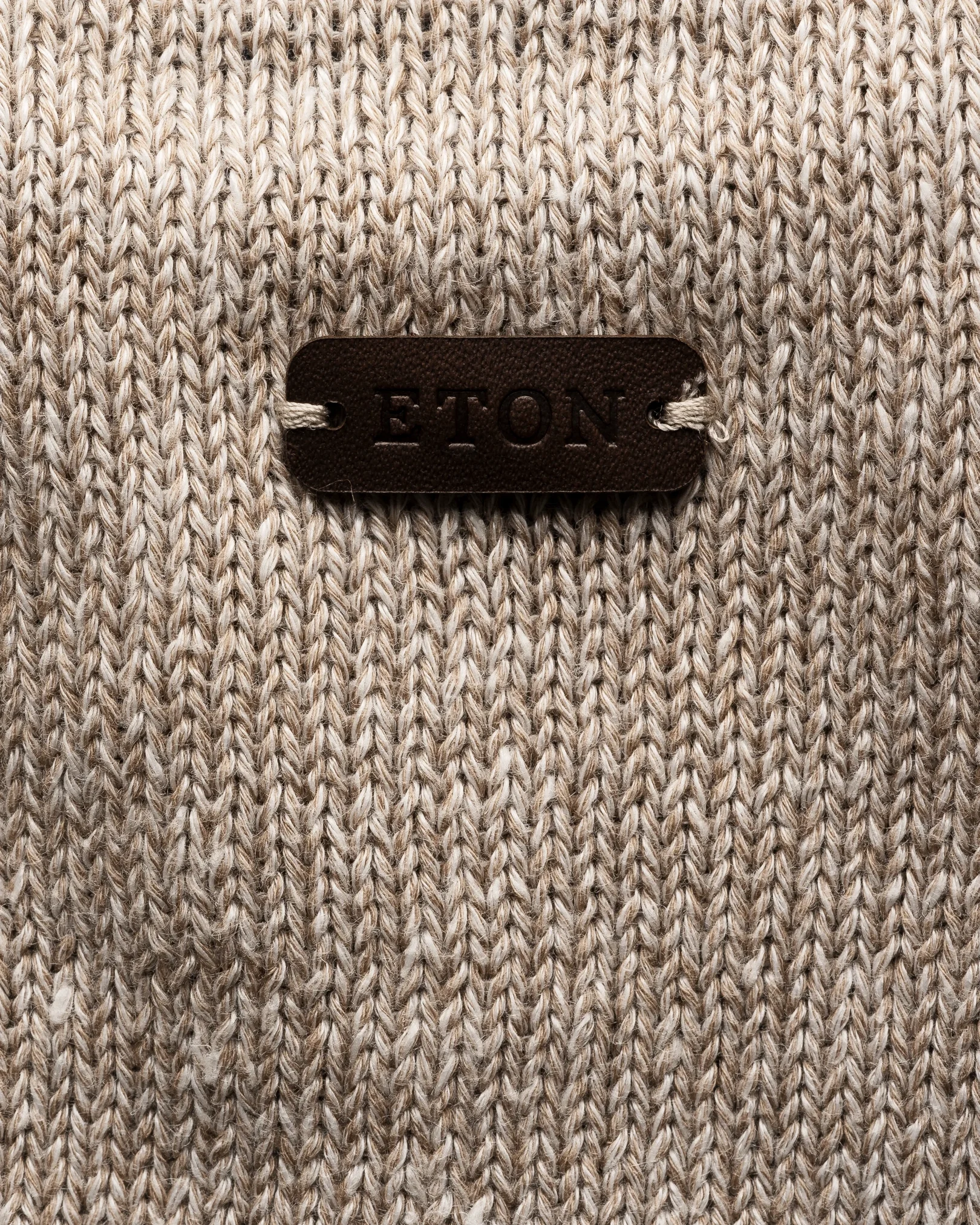 Eton - cotton linen cardigan beige