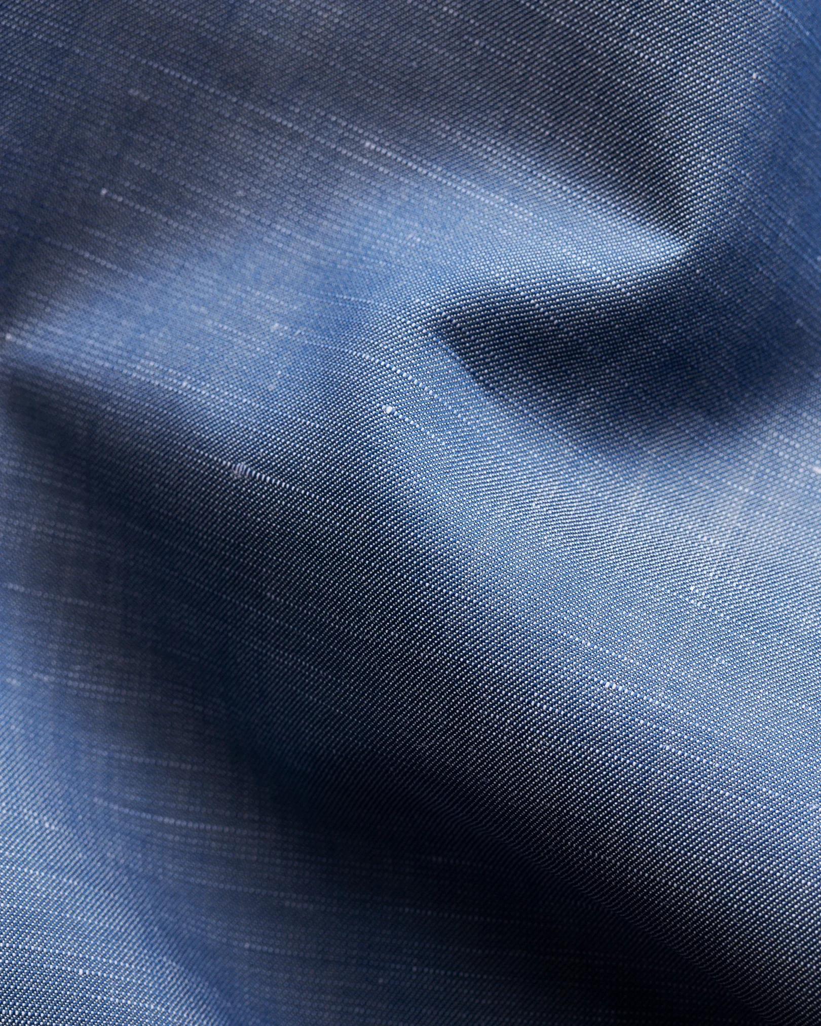 Eton - mid blue textured twill