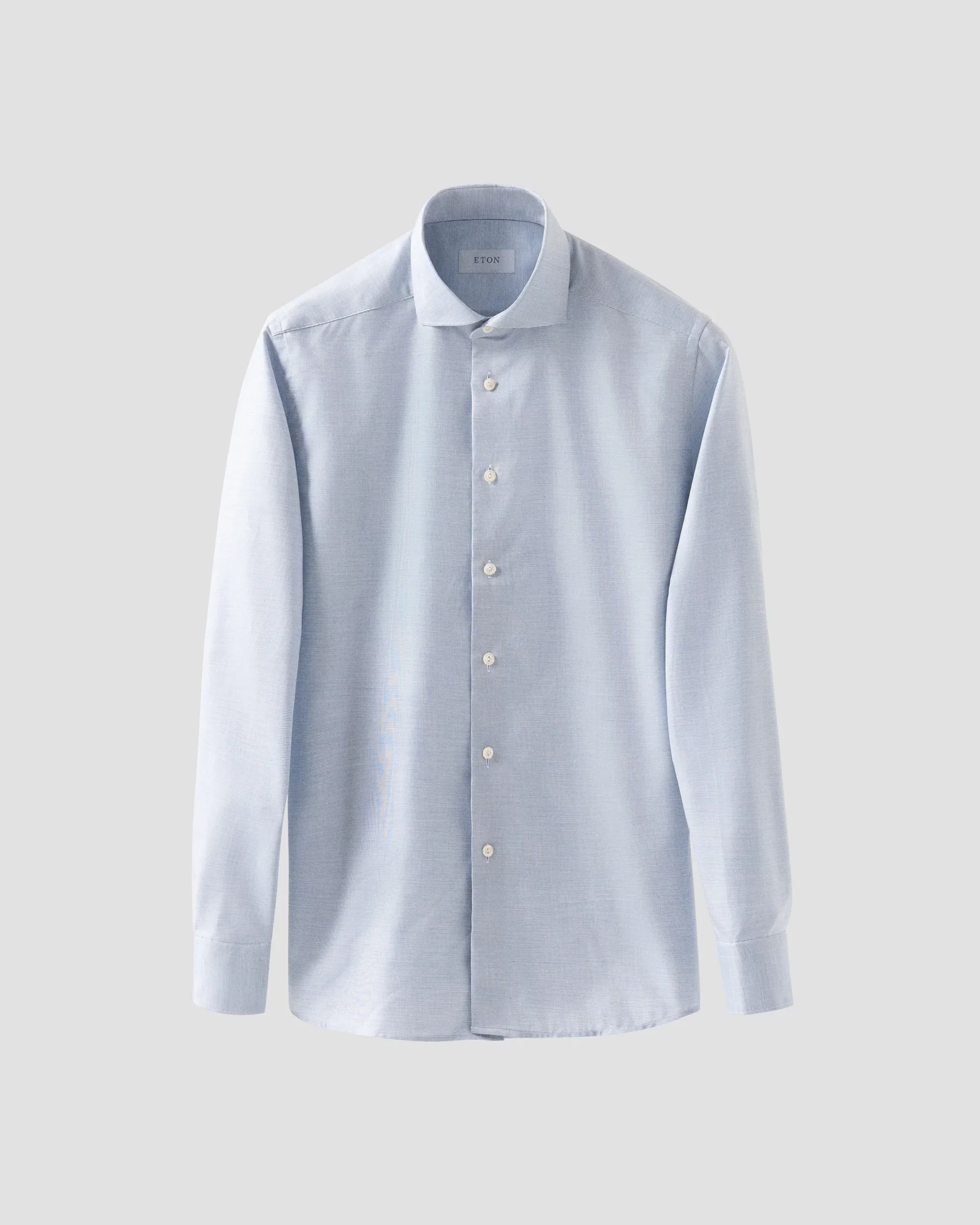 Eton - light blue twill organic cotton